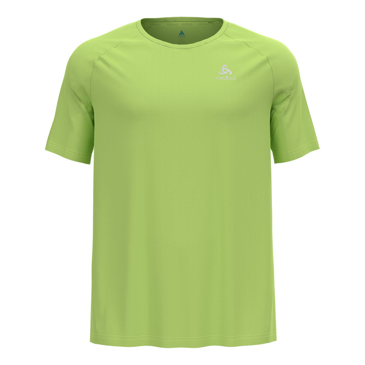 Odlo Essential Chill-Tec Crew Neck Hardloopshirt Heren - lichtgroen,