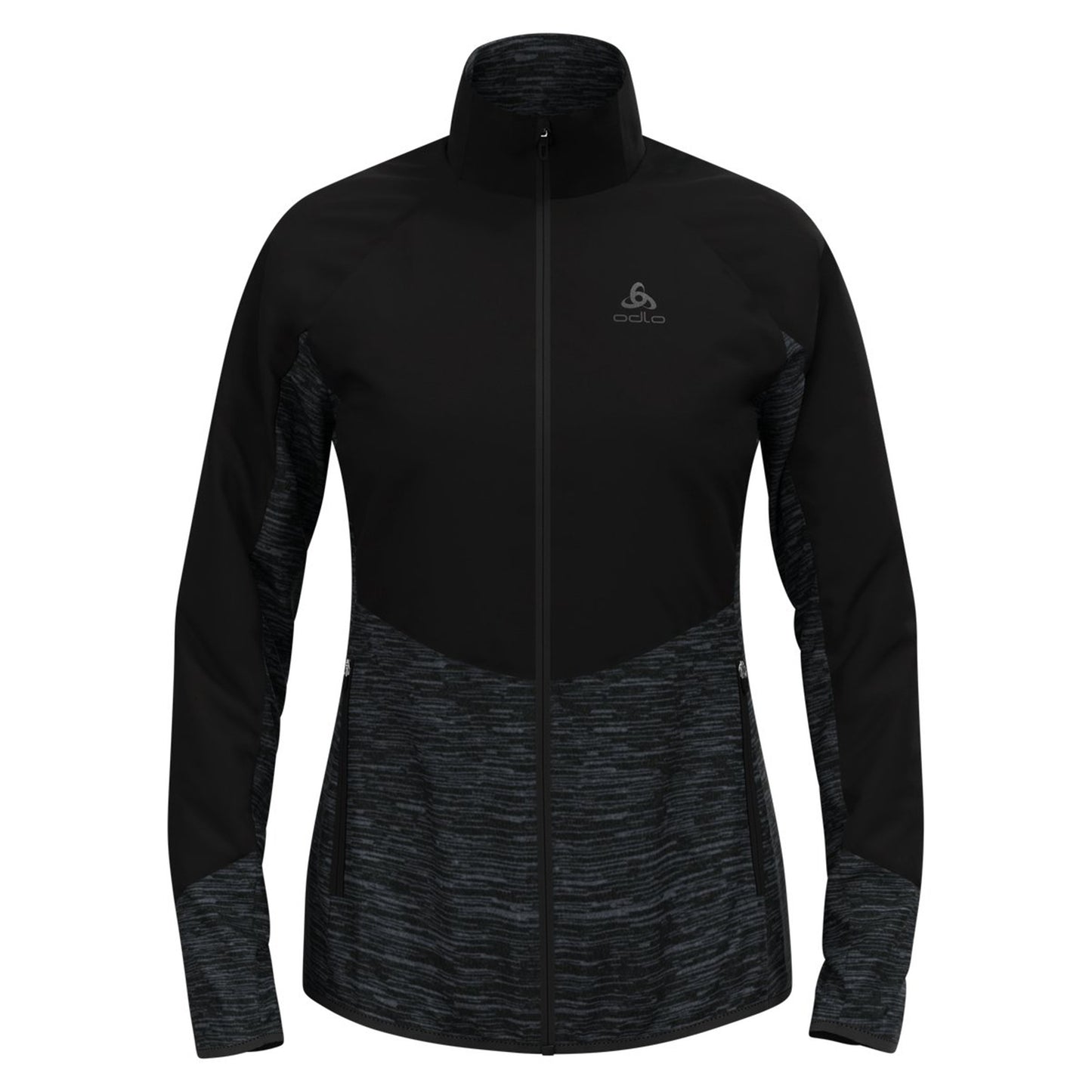 Odlo Essential Insulator Hybrid Hardloopjas Dames - zwart,