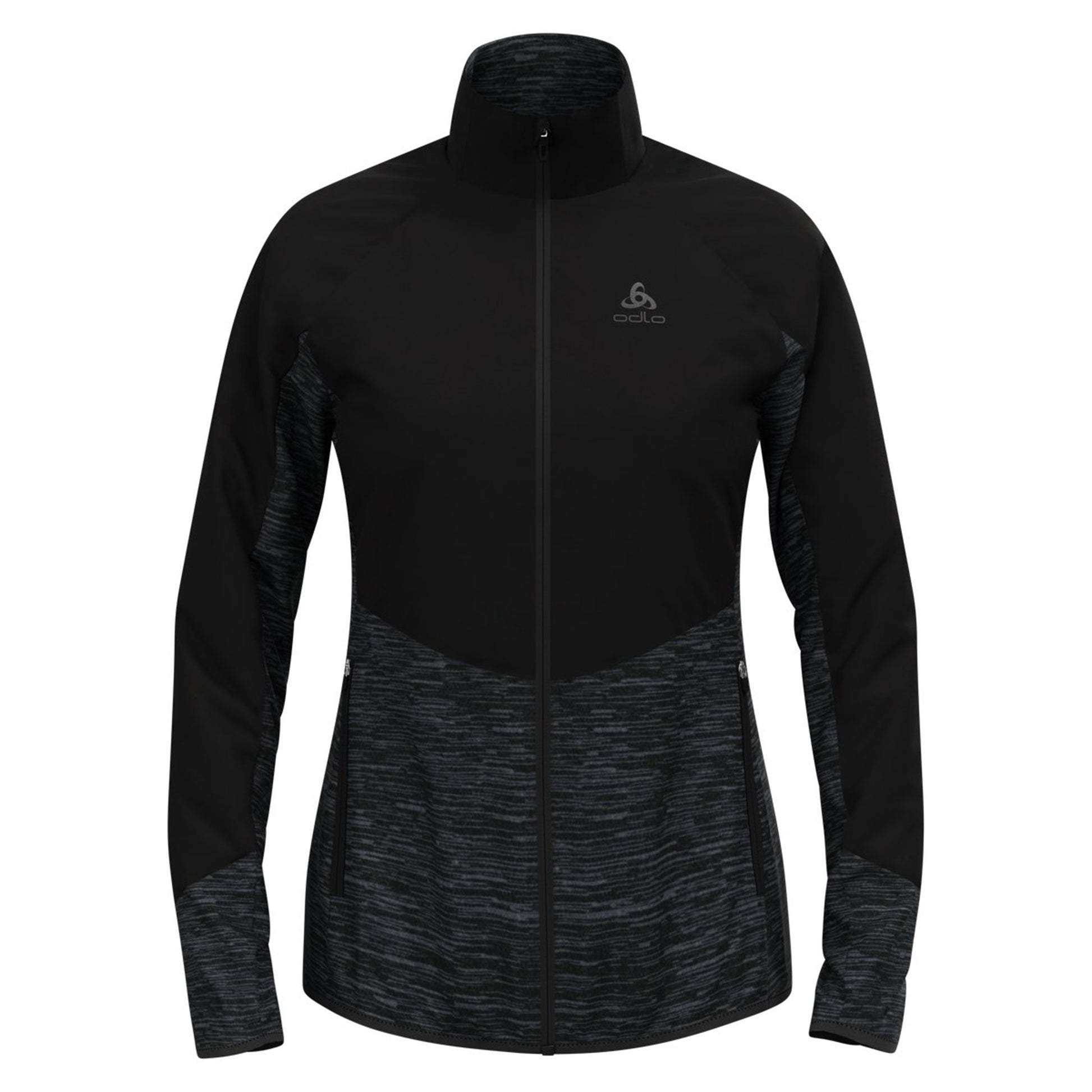 Odlo Essential Insulator Hybrid Hardloopjas Dames - zwart,