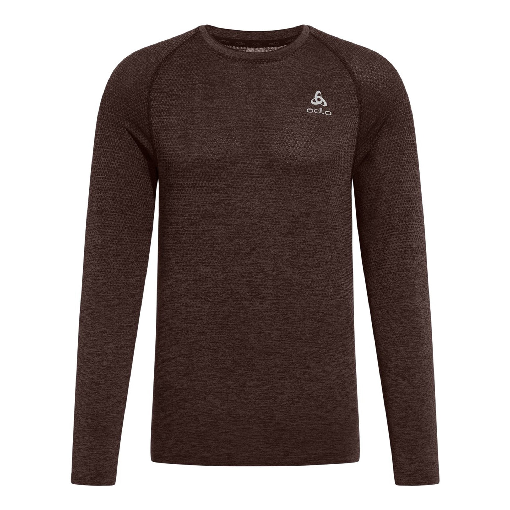 Odlo Essential Seamless Longsleeve Heren-Bruin