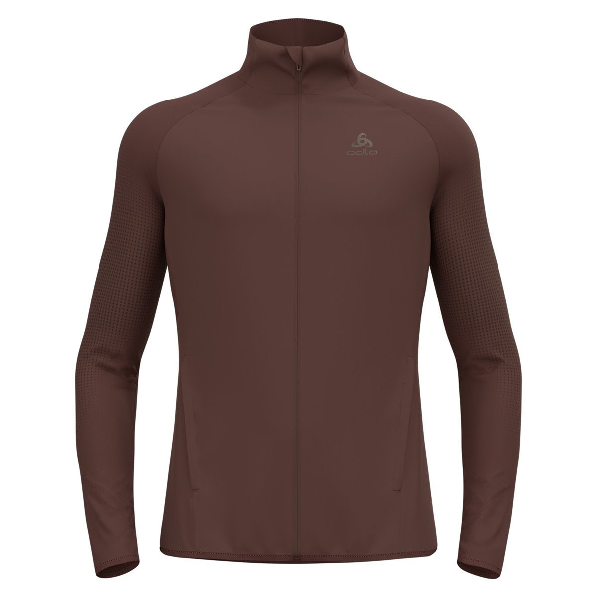 Odlo Zeroweight Warm Hybrid Hardloopjas Heren-Bruin
