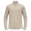 Zeroweight Warm Mid Layer 1/2 Zip Hardloopshirt Heren-Zilver