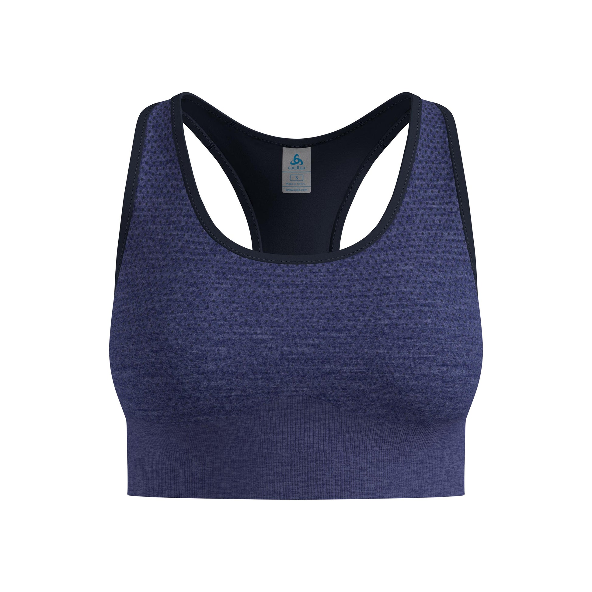 Odlo Seamless Medium Padded Sport Sport-bh Dames-blauw