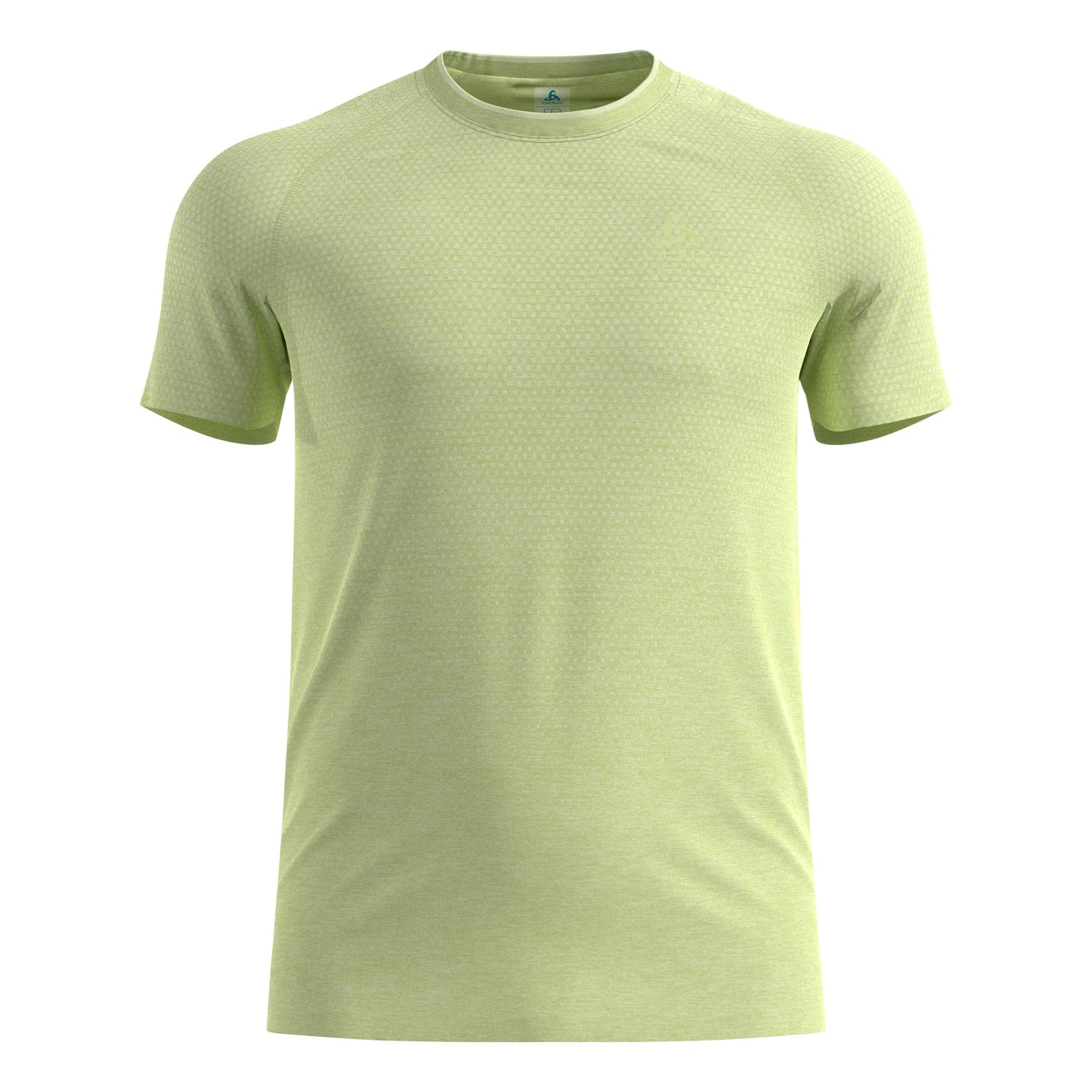 Odlo Essential Seamless Hardloopshirt Heren-limoen