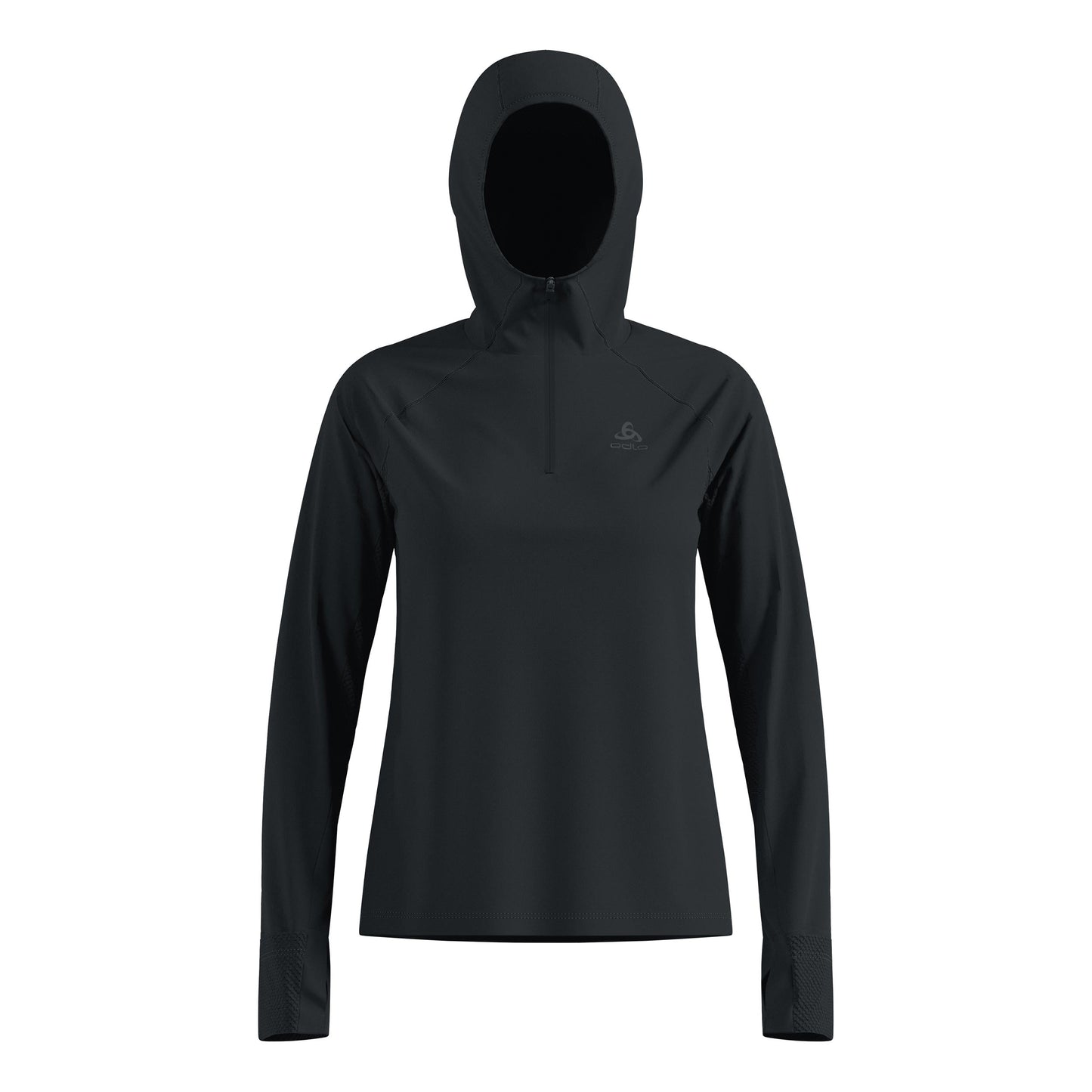 Odlo X-Alp Midlayer  Hardloopshirt Dames - zwart