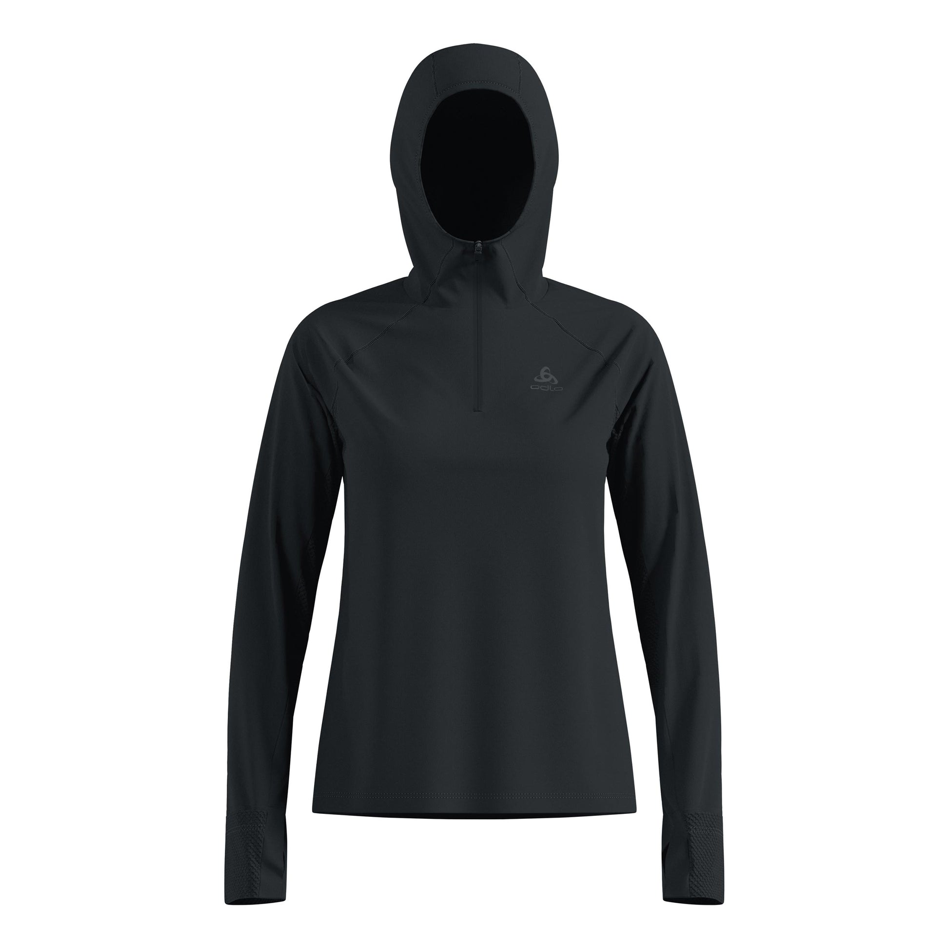Odlo X-Alp Midlayer  Hardloopshirt Dames - zwart