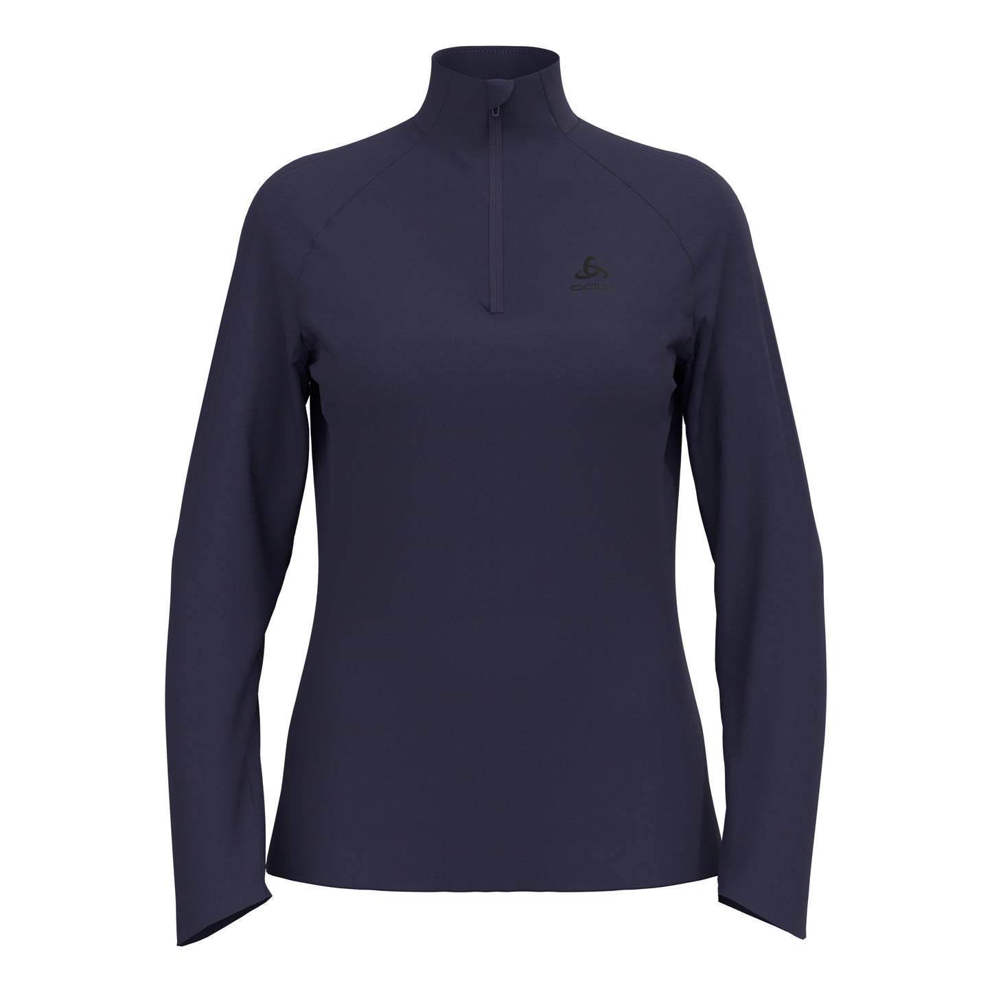 Odlo Essential 1/2 Zip Hardloopshirt Dames-donkerblauw