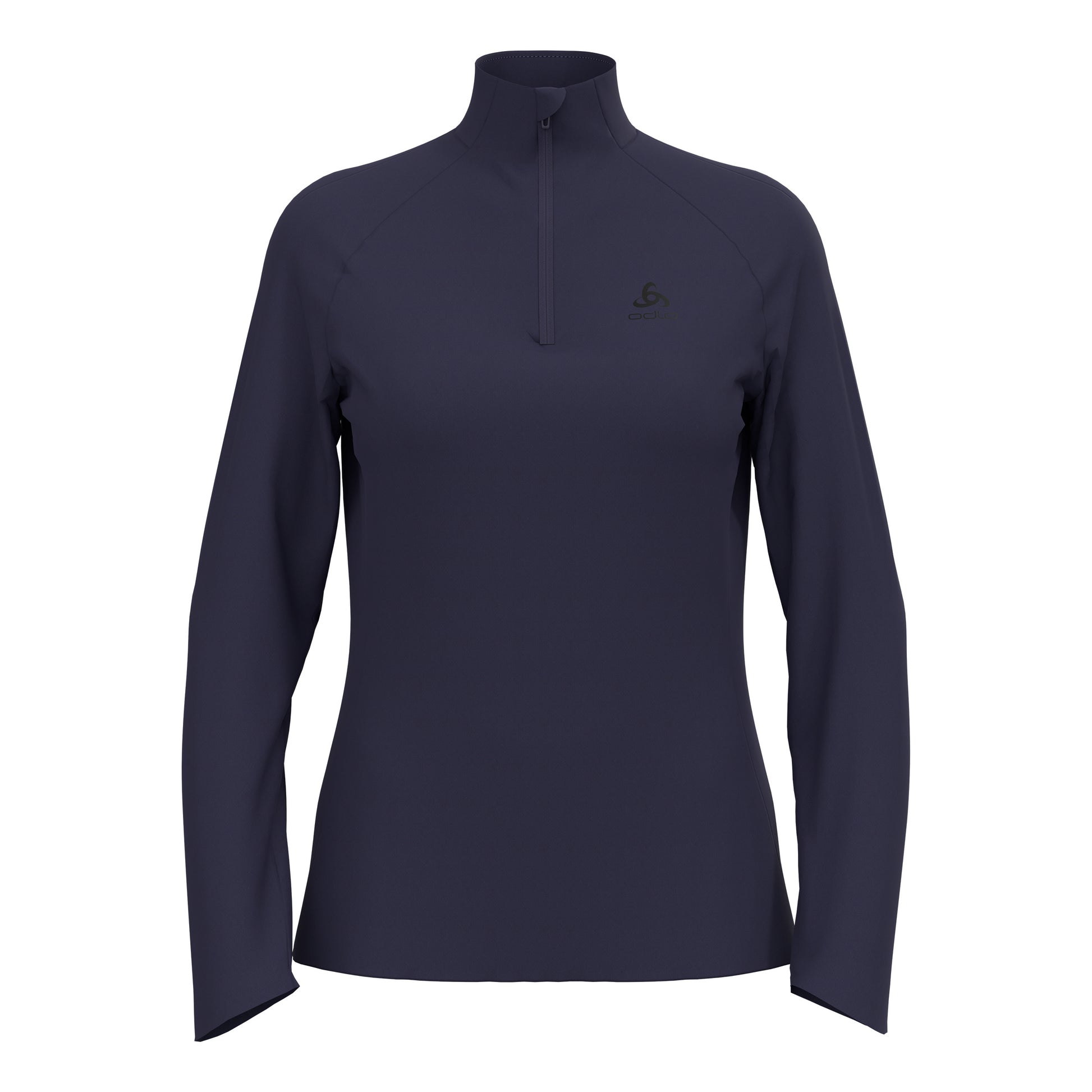 Odlo Essential 1/2 Zip Hardloopshirt Dames-donkerblauw