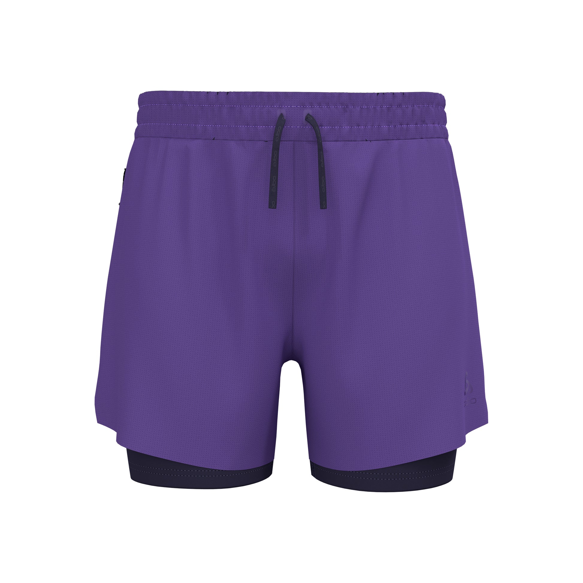 Odlo Zeroweight 5in 2in1 Hardloopshorts Heren-paars