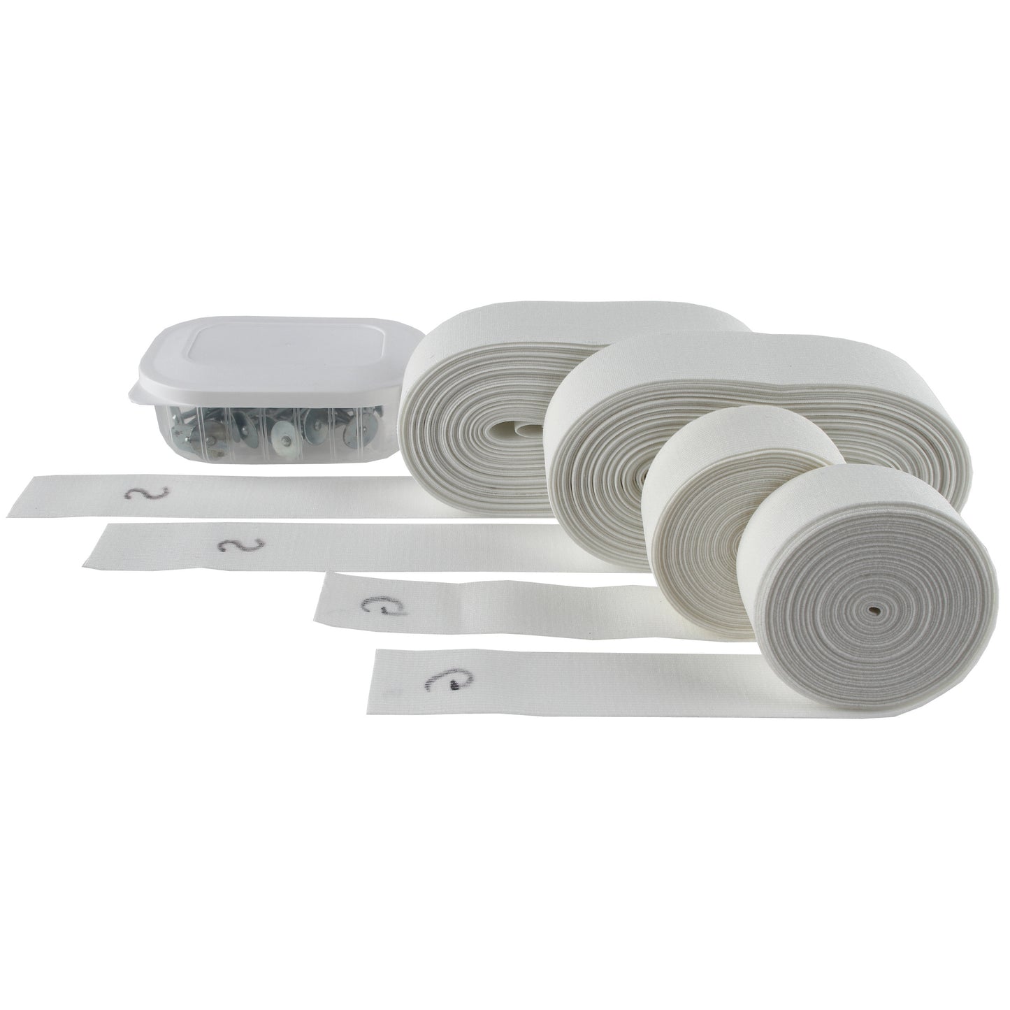 Easy Lines Midcourt Lijnenset 4 Rollen Gravel Court-Wit