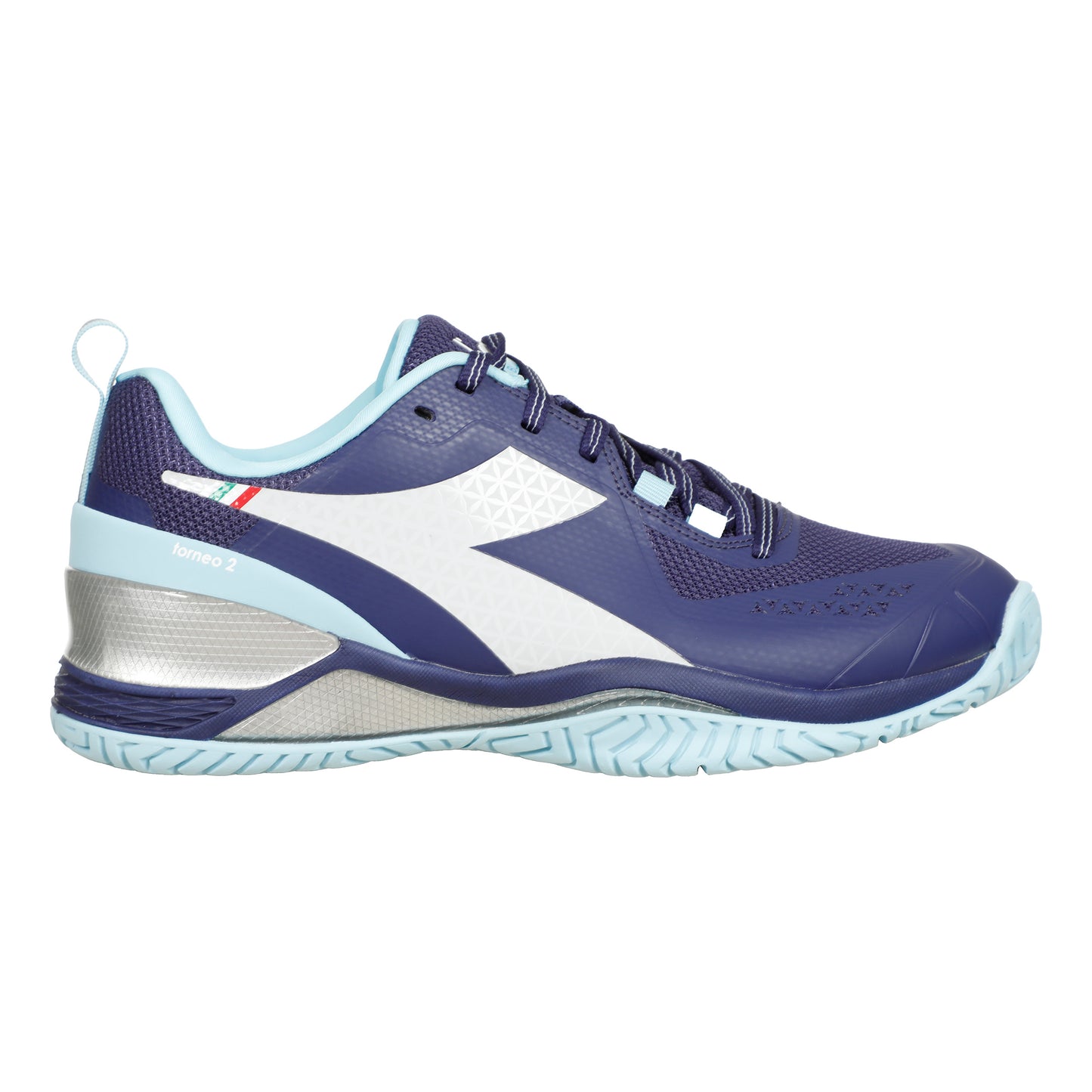 Diadora Blushield Torneo 2 Allcourt schoen Dames - donkerblauw, wit