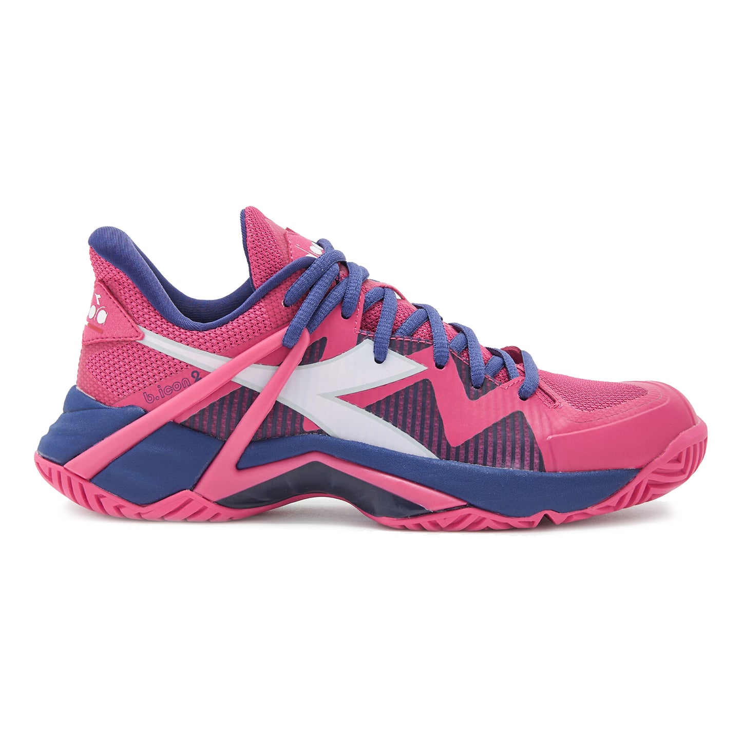 Diadora B.Icon 2 Allcourt Schoen Dames-Pink,Donkerblauw