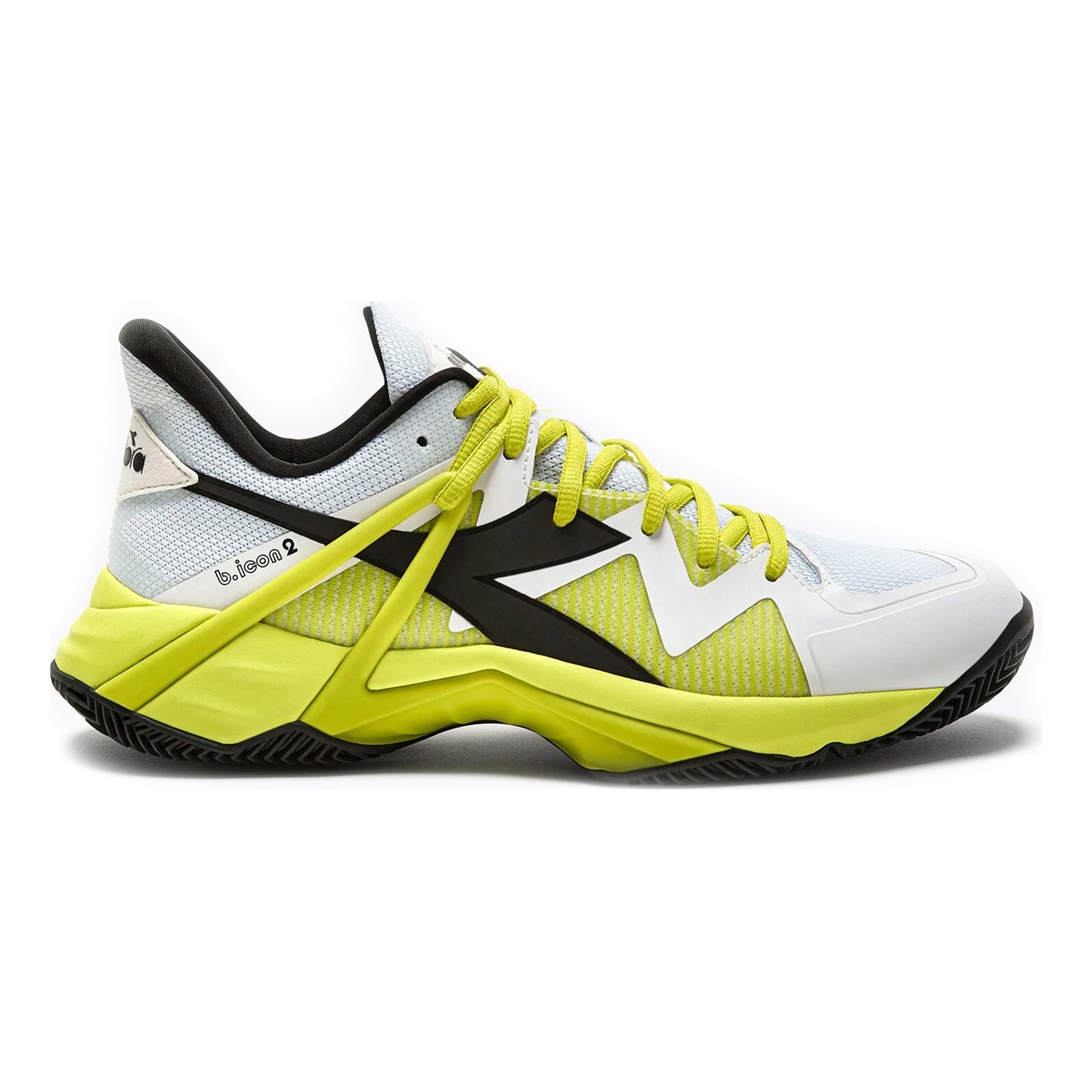 Diadora B.Icon 2 Gravelschoen Heren-wit,neongeel