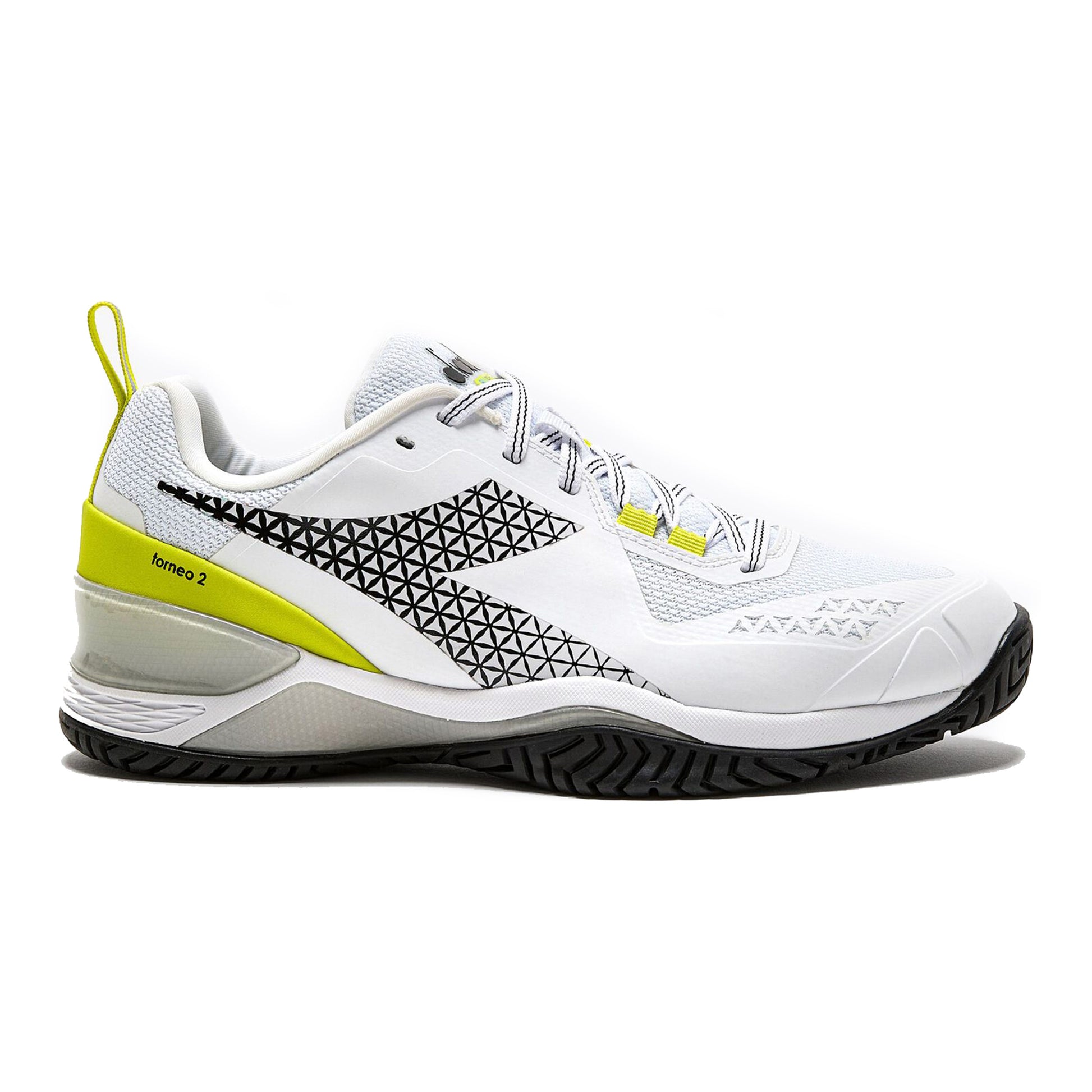 Diadora Blushield Torneo 2 Allcourt schoen Dames - wit, neongeel