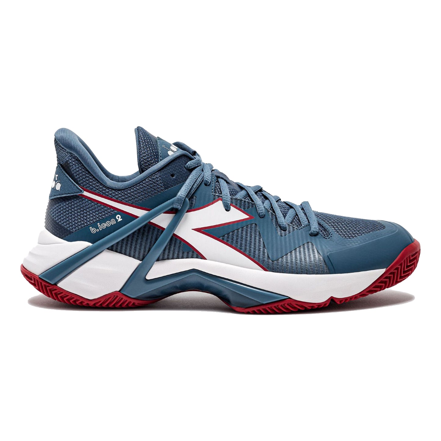 Diadora B.Icon 2 Gravelschoen Heren-petrolblauw,rood