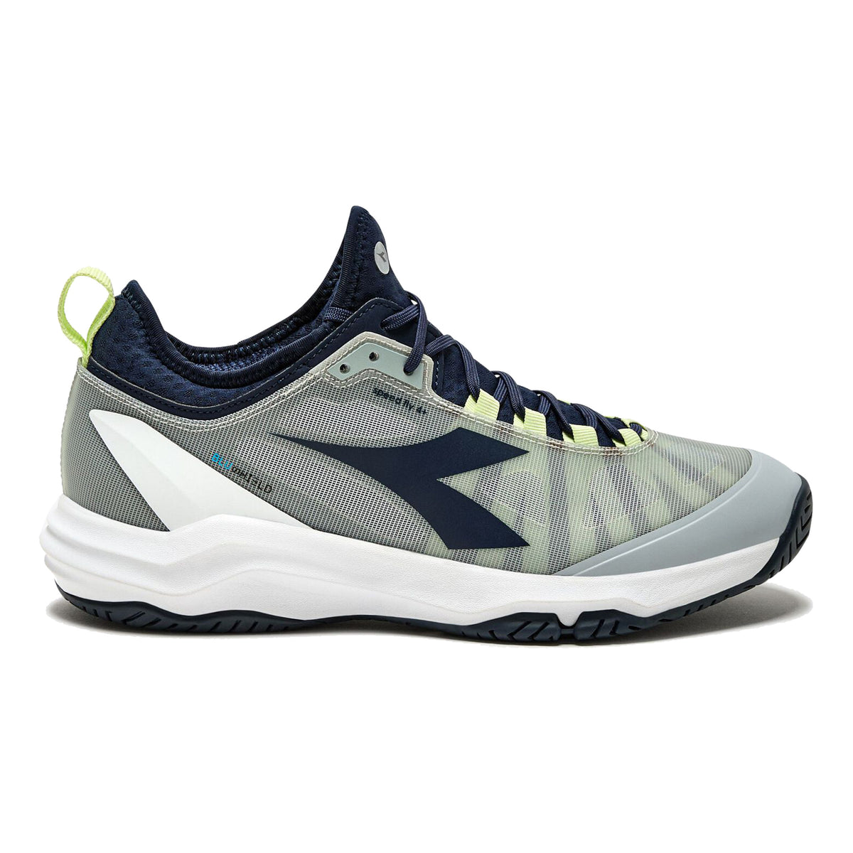 Diadora Speed Blushield Fly 4 + Allcourt schoen Heren - grijs, blauw