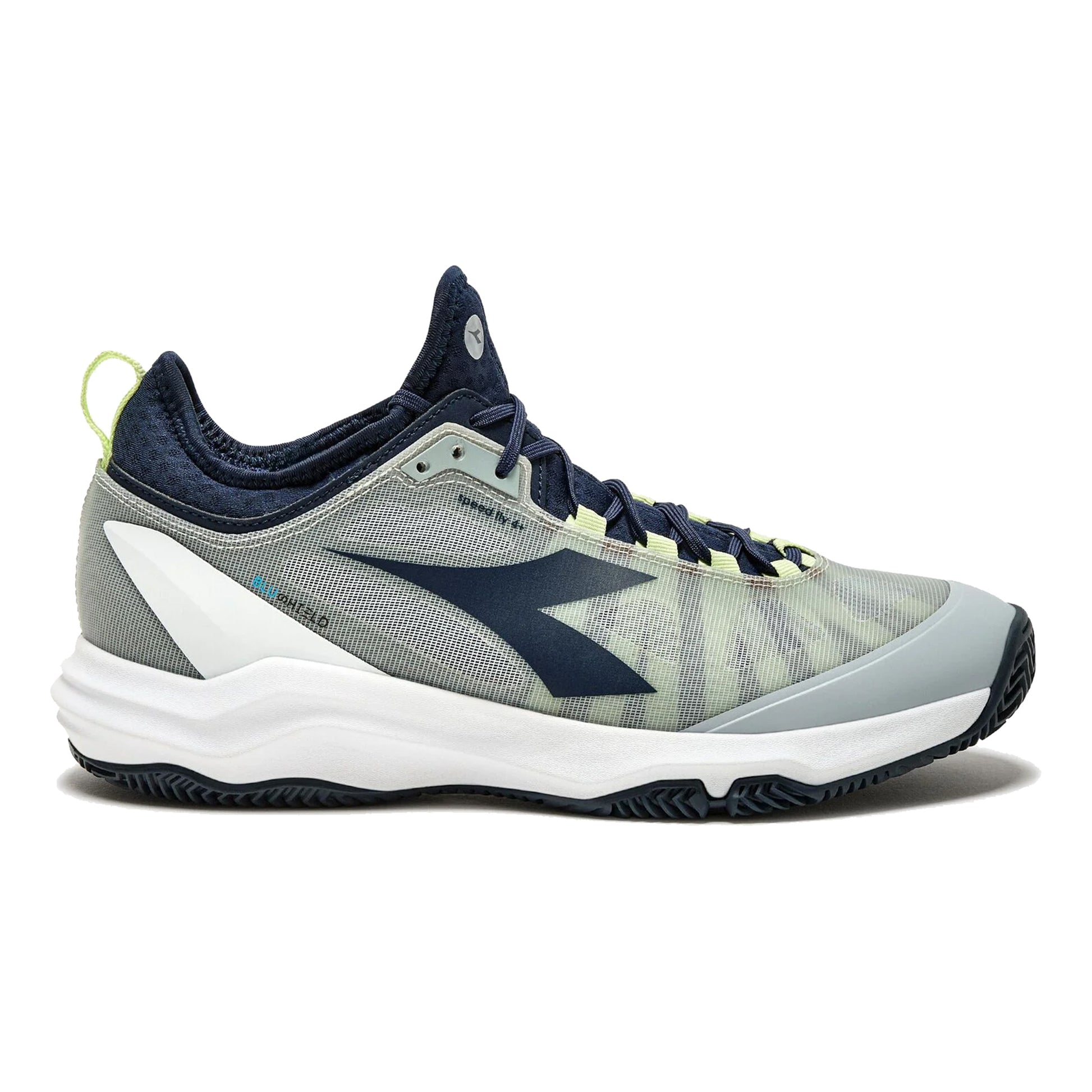 Diadora Speed Blushield Fly 4 + Gravelschoen Heren-grijs,blauw
