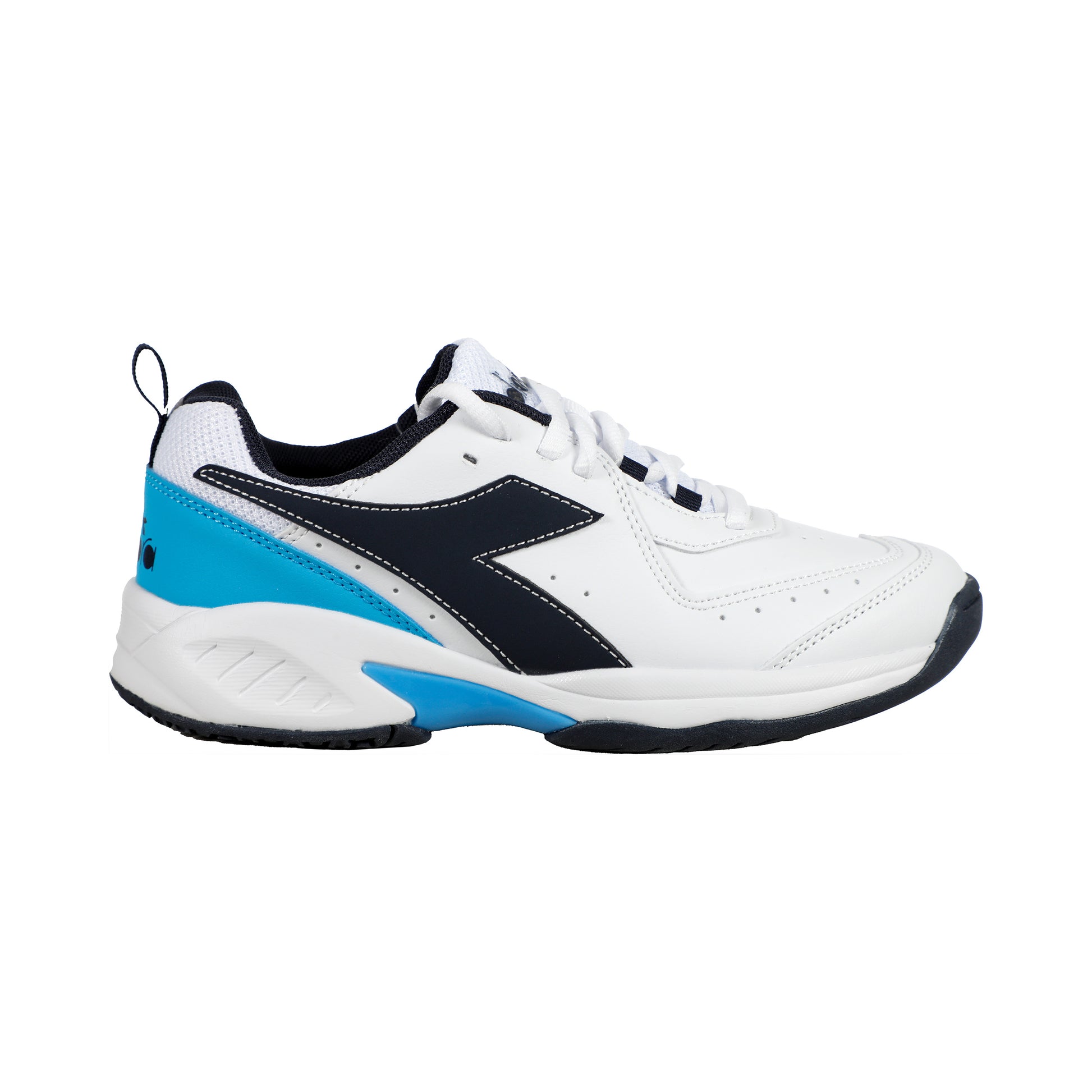 Diadora S. Challenge 5 Allcourt Schoen Kinderen-Wit,Blauw
