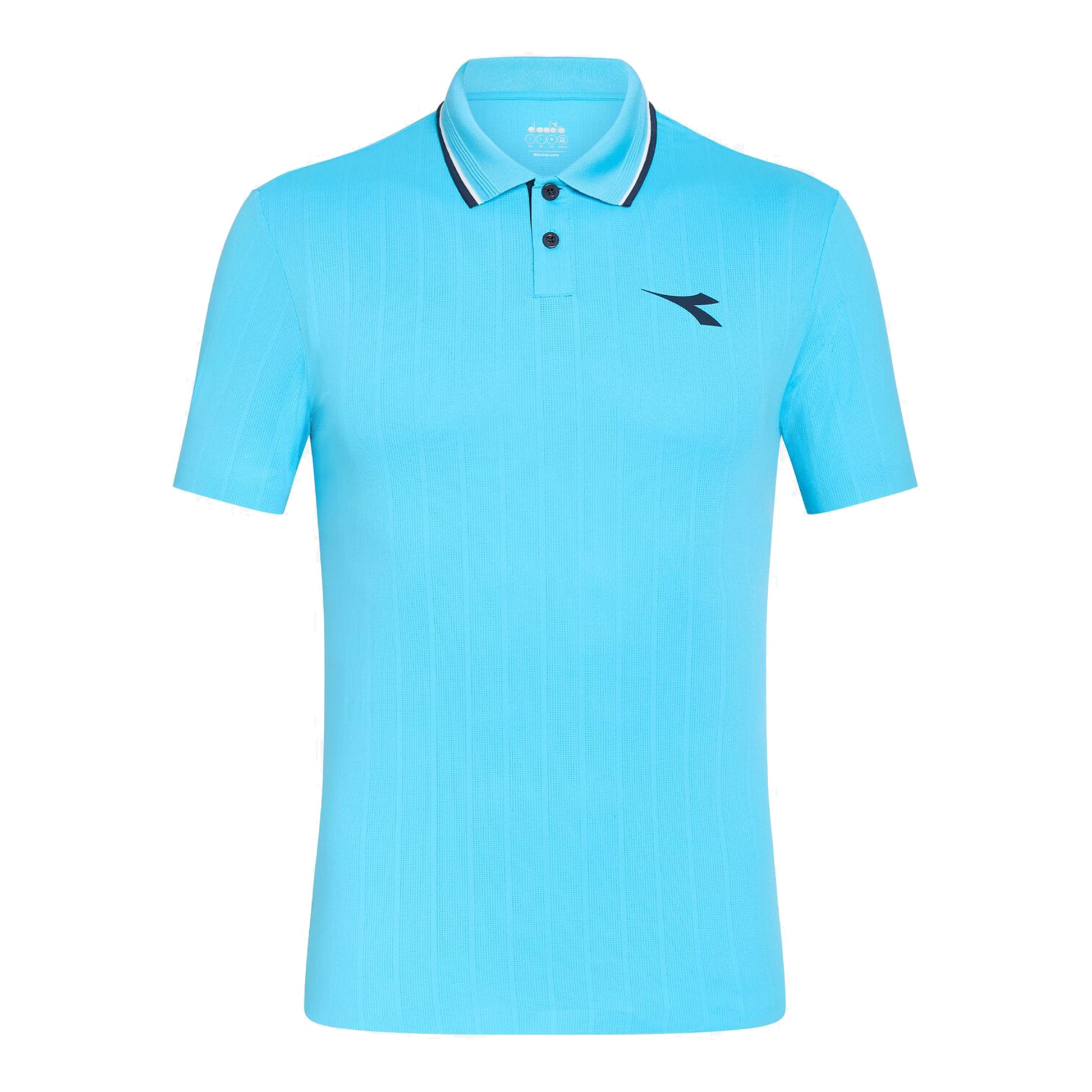 Diadora Icon Polo Heren-Lichtblauw