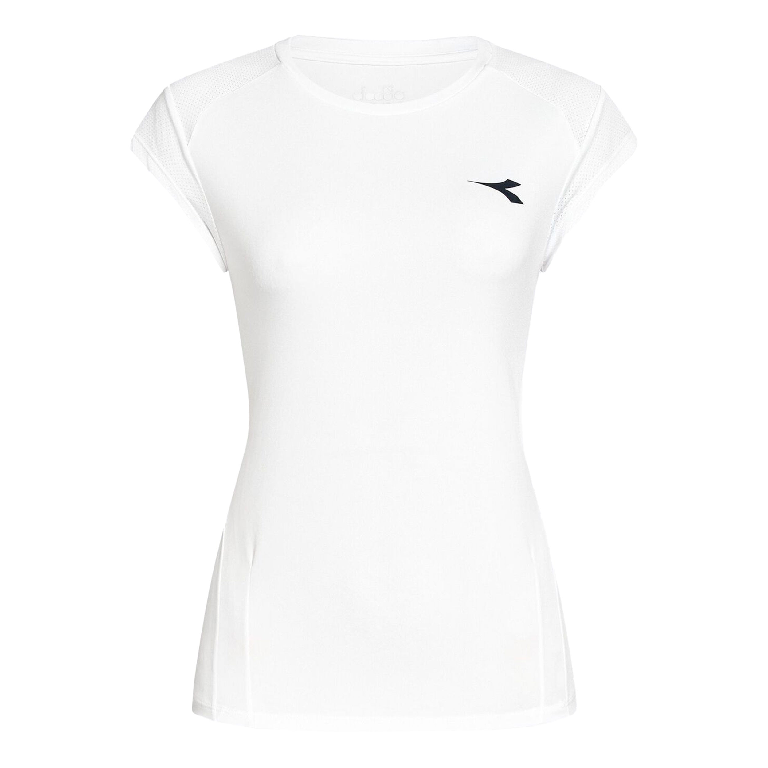 Diadora L. T-shirt Dames-Wit