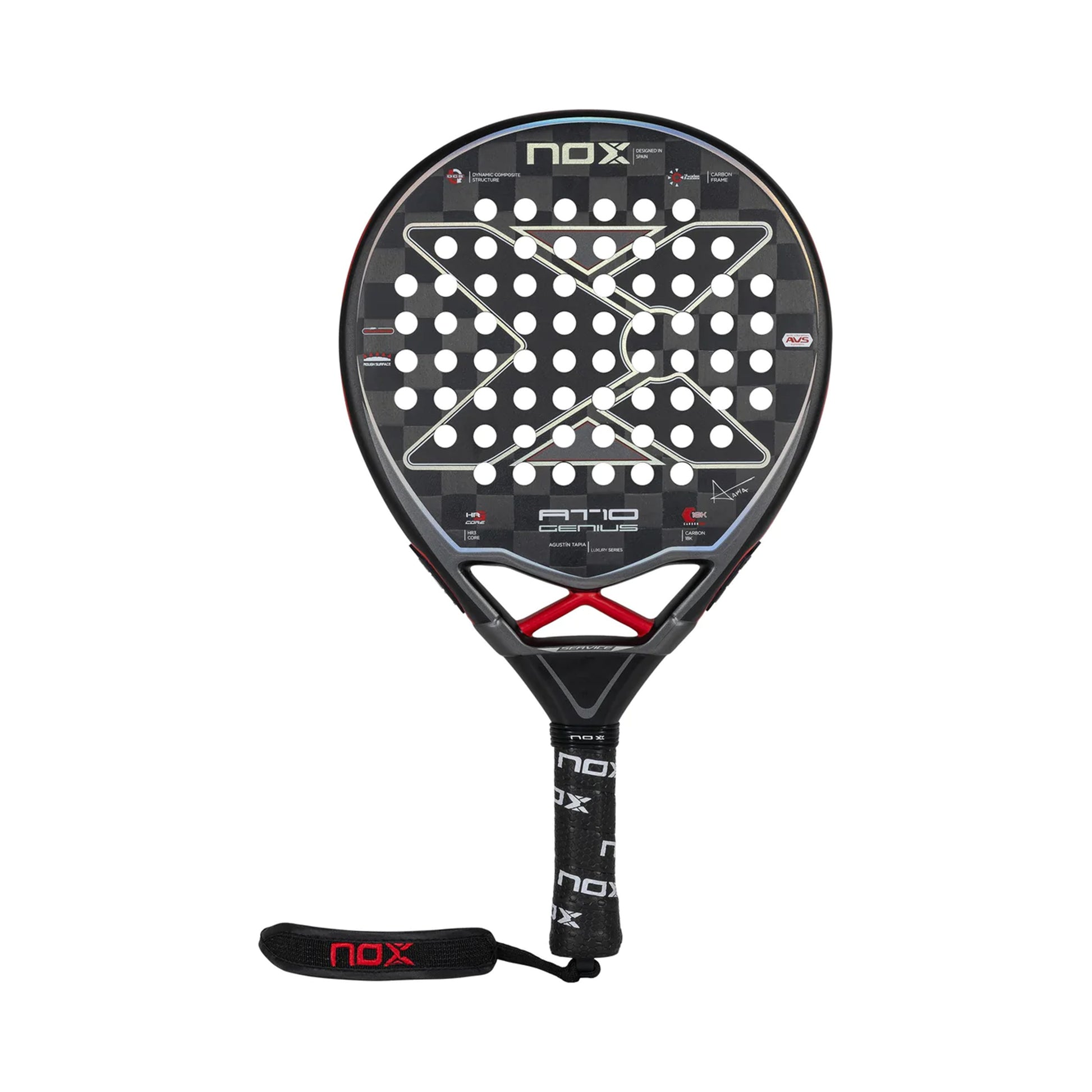 NOX AT10 Genius 18K By Augustin Tapia Padel racket