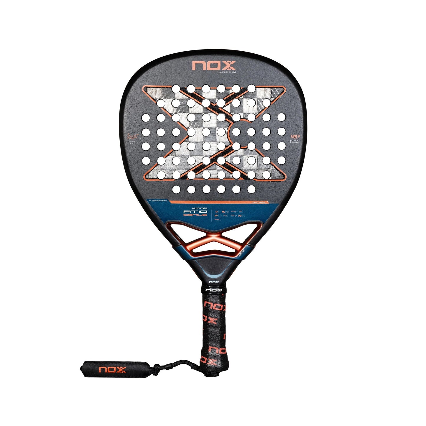 NOX AT10 Genius Attack 18K 2025 Padel racket