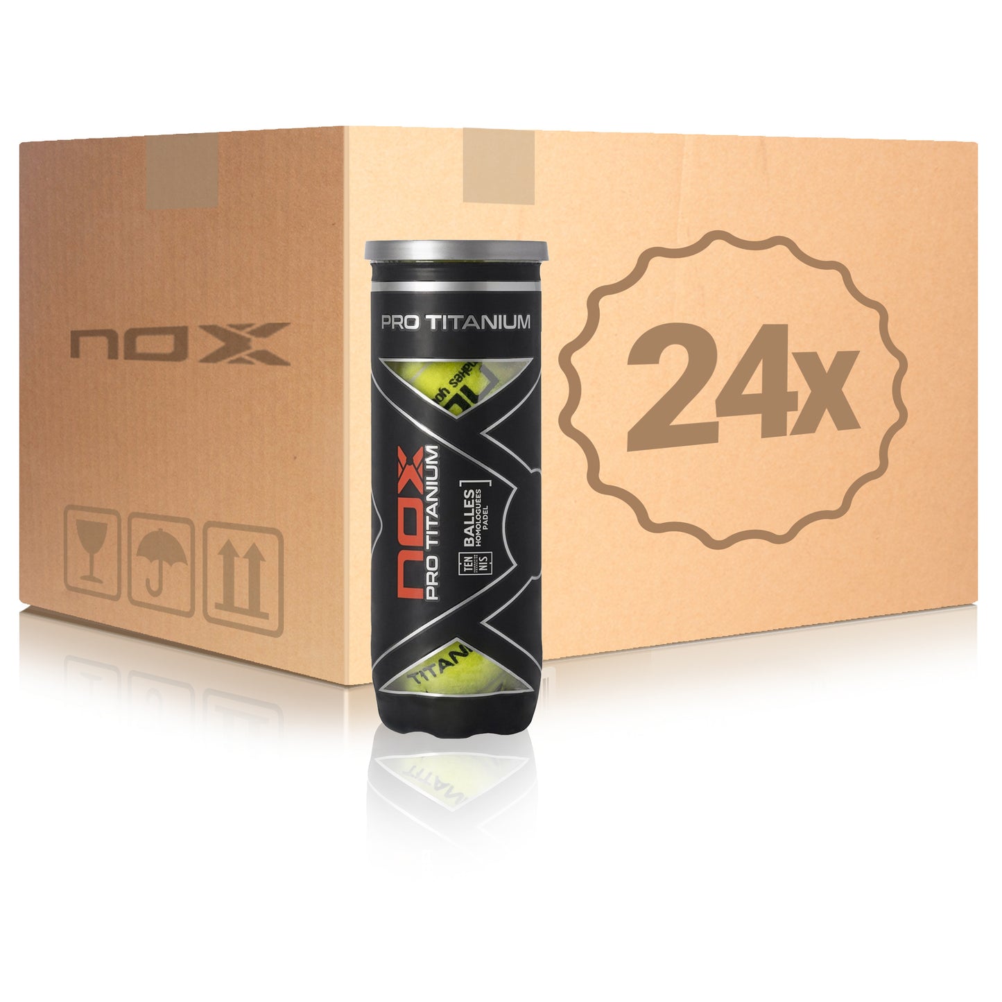 NOX 24x verpakking  3 stuks Pro Titanium In een doos