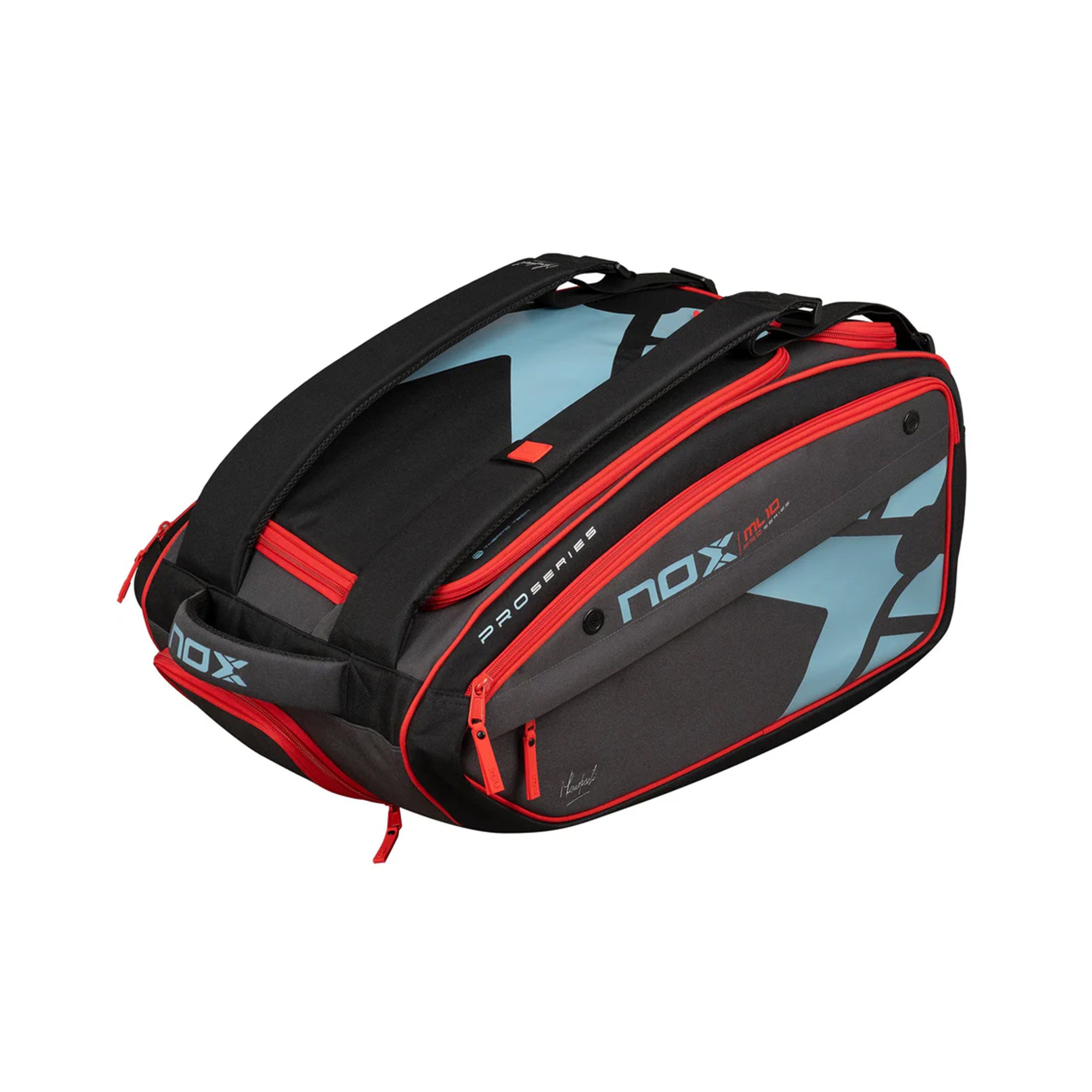 NOX ML10 Competition XL Compact Padel Ballentas-Zwart,Rood
