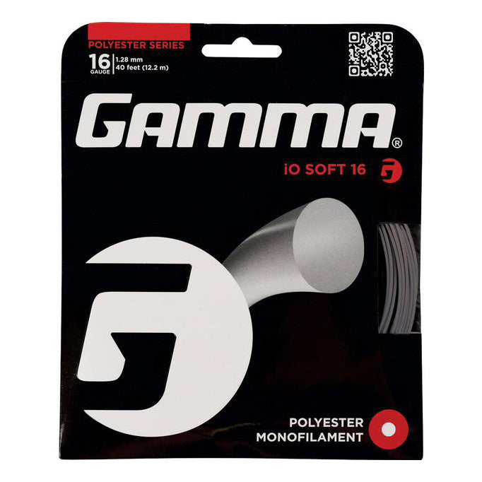 Gamma IO Soft Charcoal Set Snaren 12,2m-Grijs