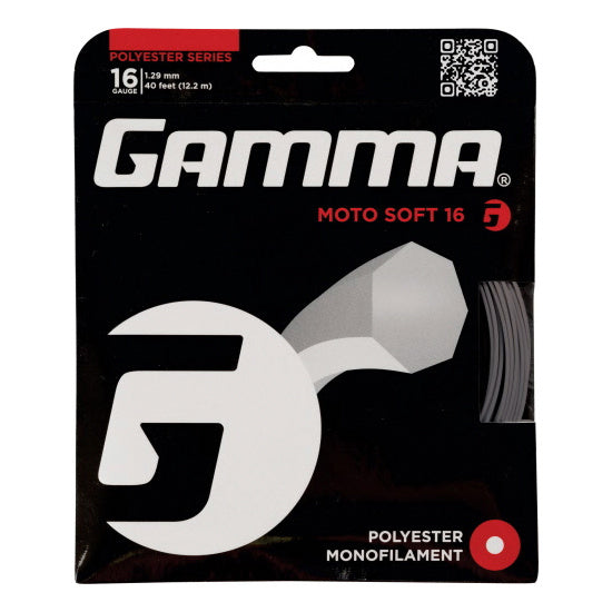 Gamma Moto Soft Charcoal Set Snaren 12,2m-Grijs