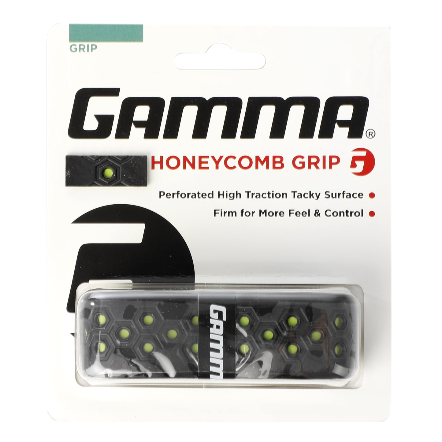 Gamma Honeycomb Cushion Grip Verpakking 1 Stuk-Zwart,Groen