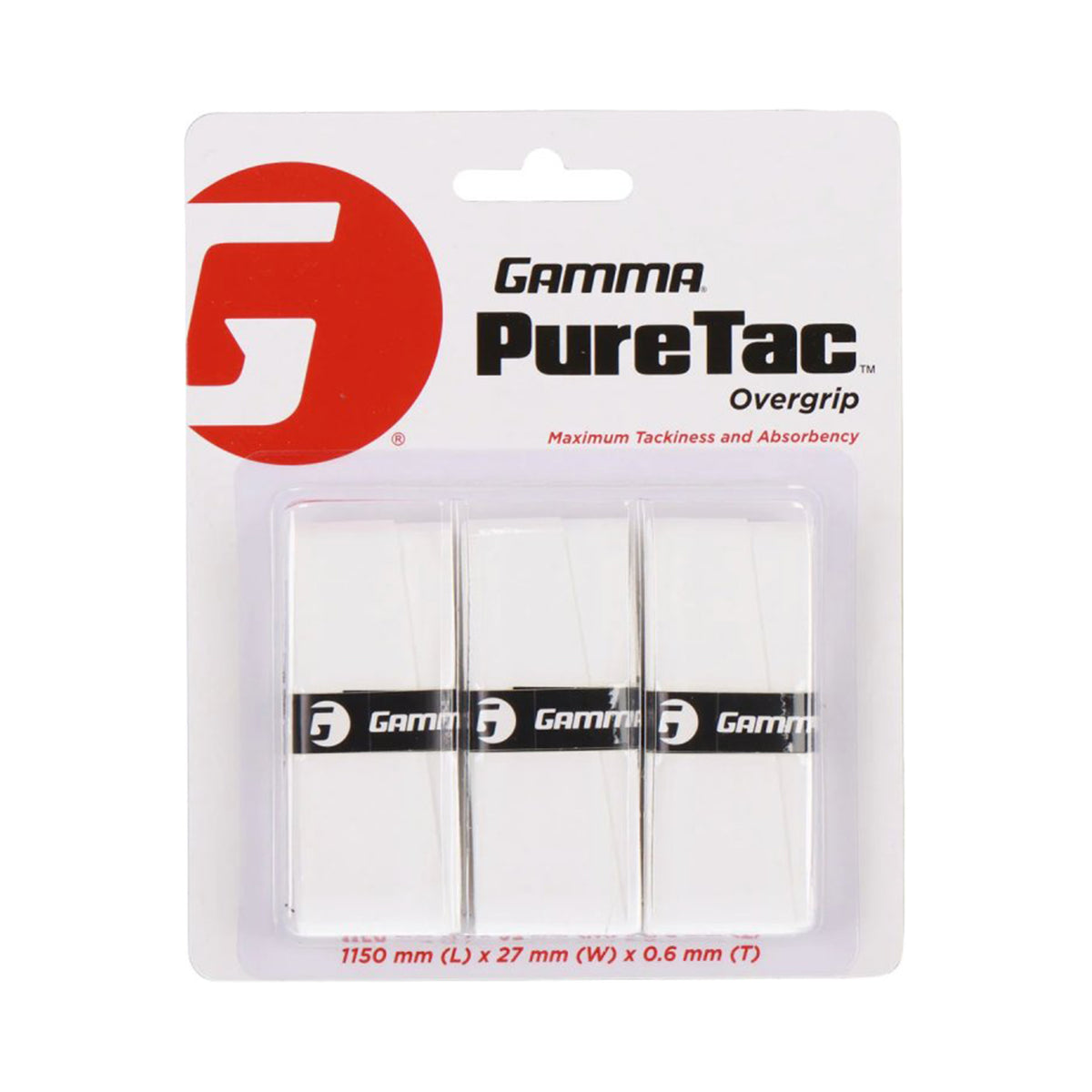Gamma Pure Tac Verpakking 3 Stuks-Wit