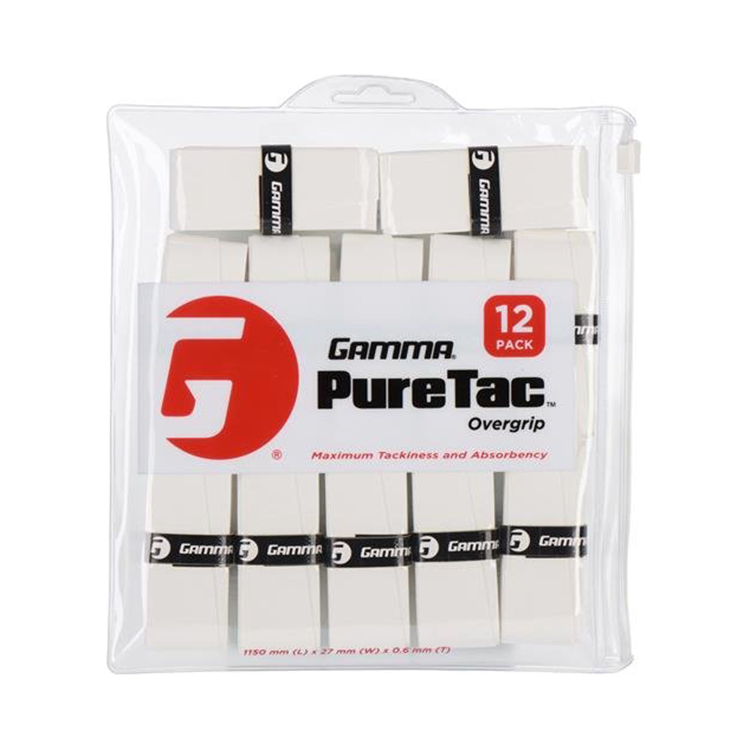 Gamma Pure Tac Verpakking 12 Stuks-Wit