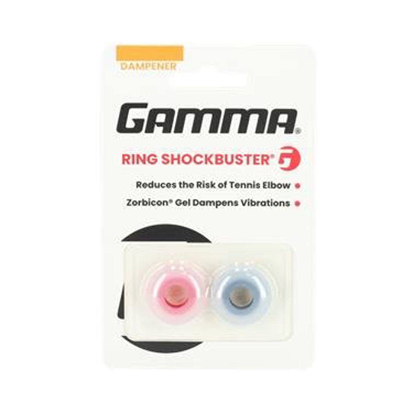 Gamma Ring Shockbuster Demper-Rood,Zwart