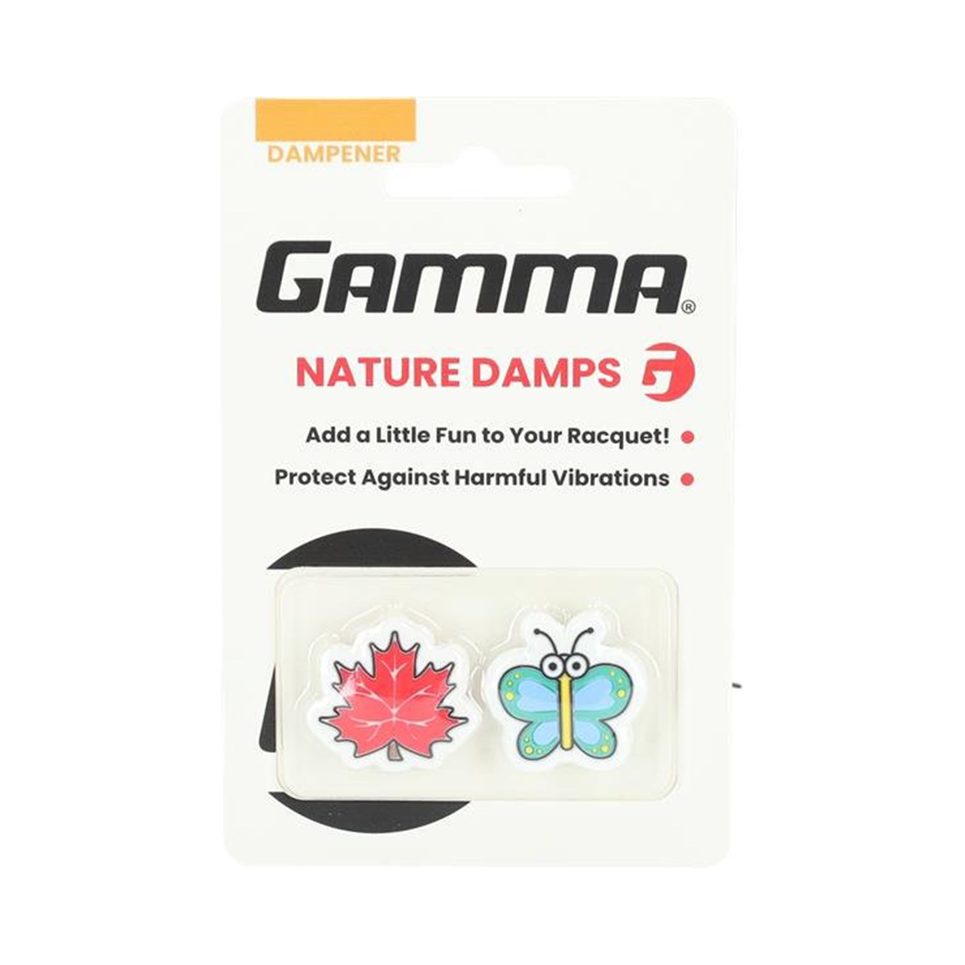 Gamma Shockbuster Ahornblatt/Schmetterling Demper-Oranje,Turkoois
