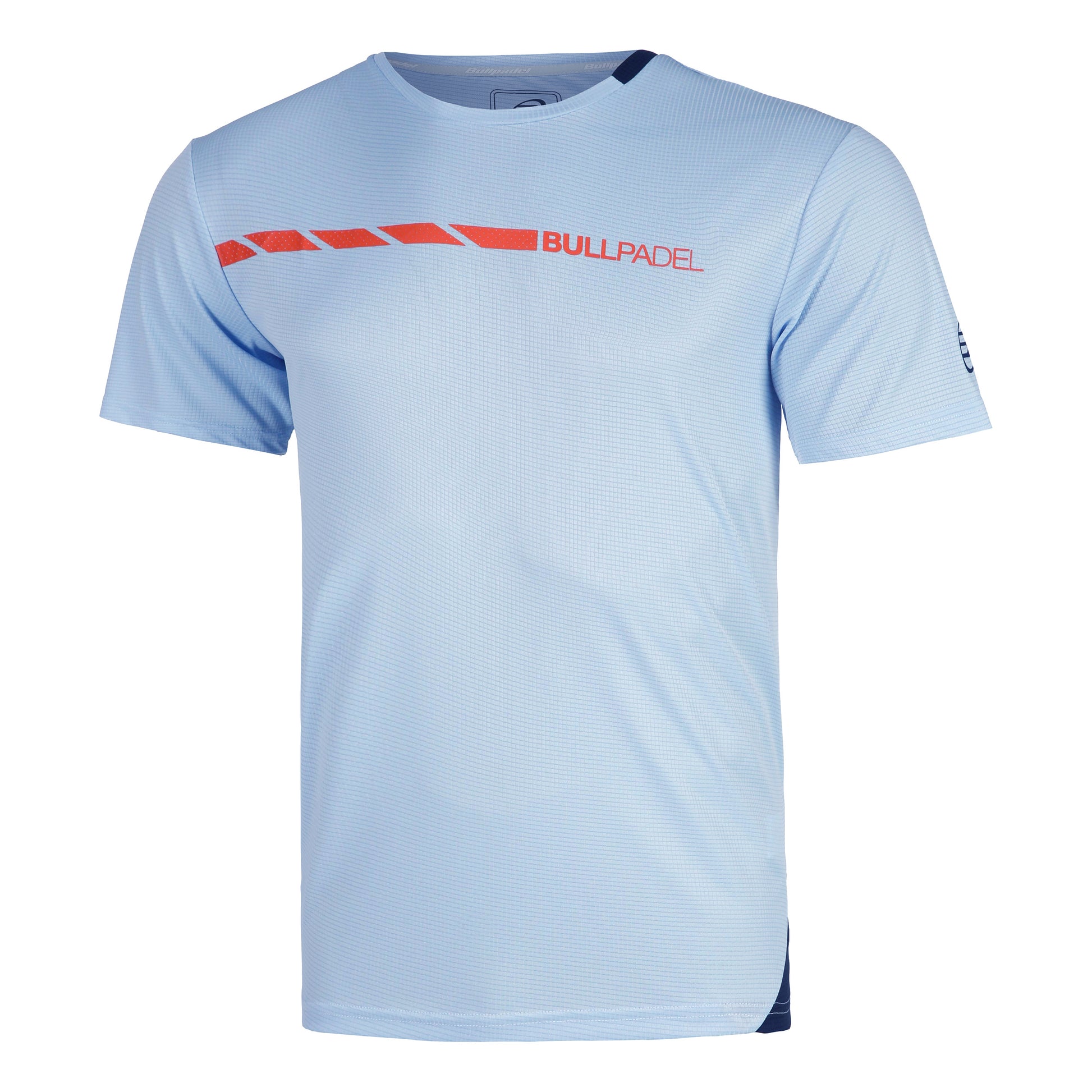 Bullpadel Legal T-shirt Heren - lichtblauw, oranje