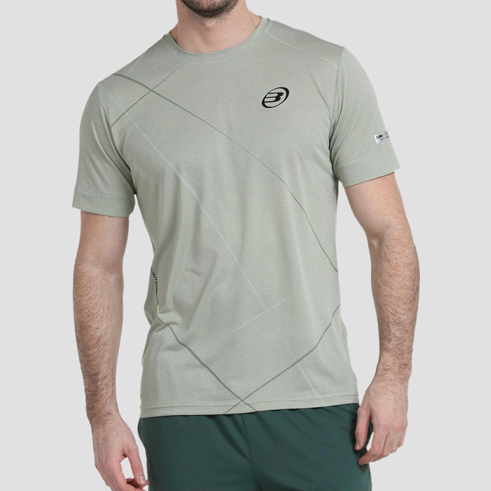 Bullpadel T-shirt Heren - olijf