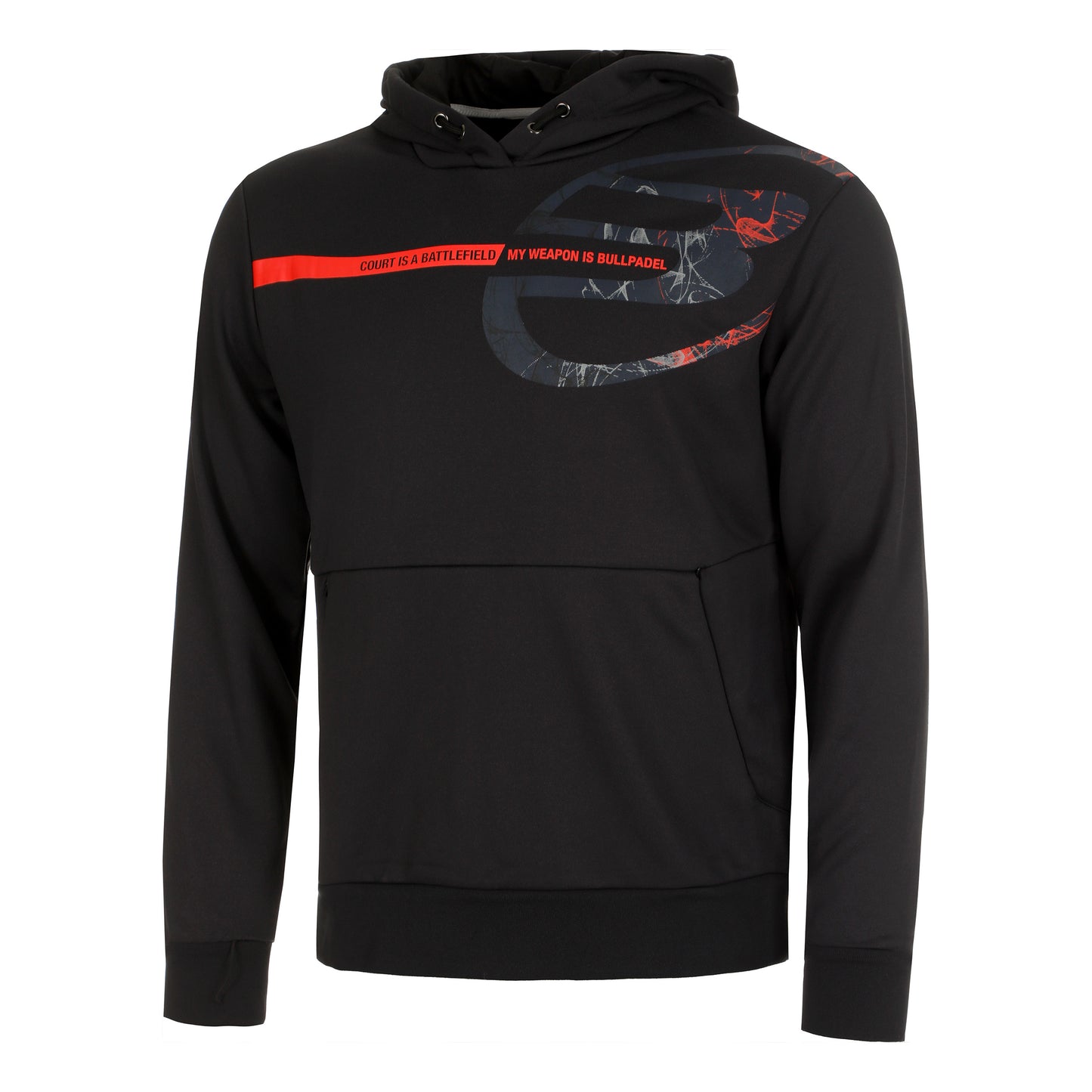 Bullpadel Baiona Sweater Met Capuchon Heren-Antraciet