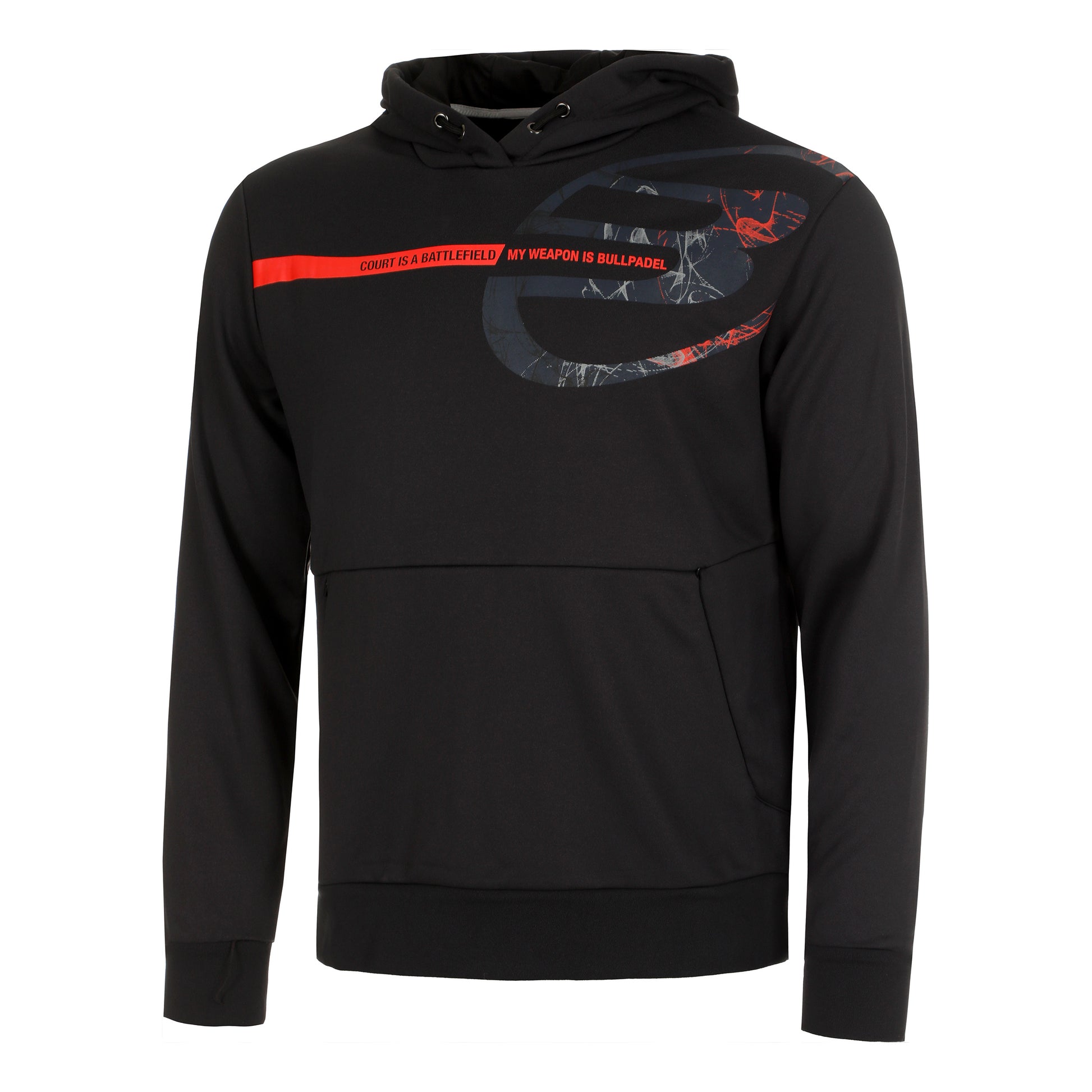 Bullpadel Baiona Sweater Met Capuchon Heren-Antraciet