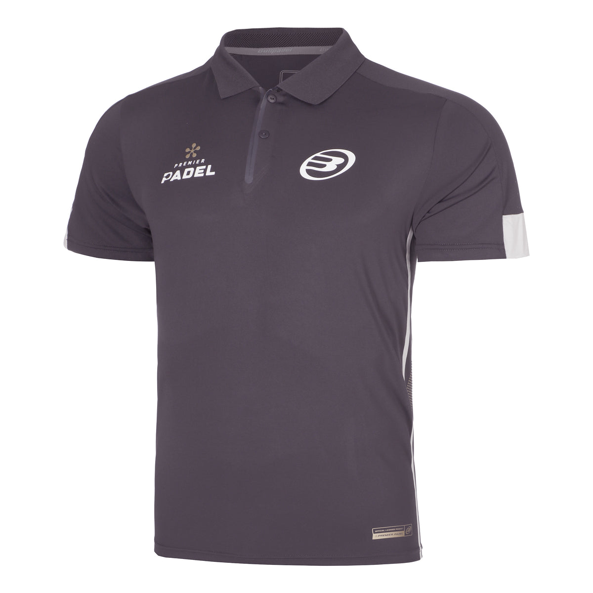 Bullpadel Bogue Polo Heren - donkergrijs,