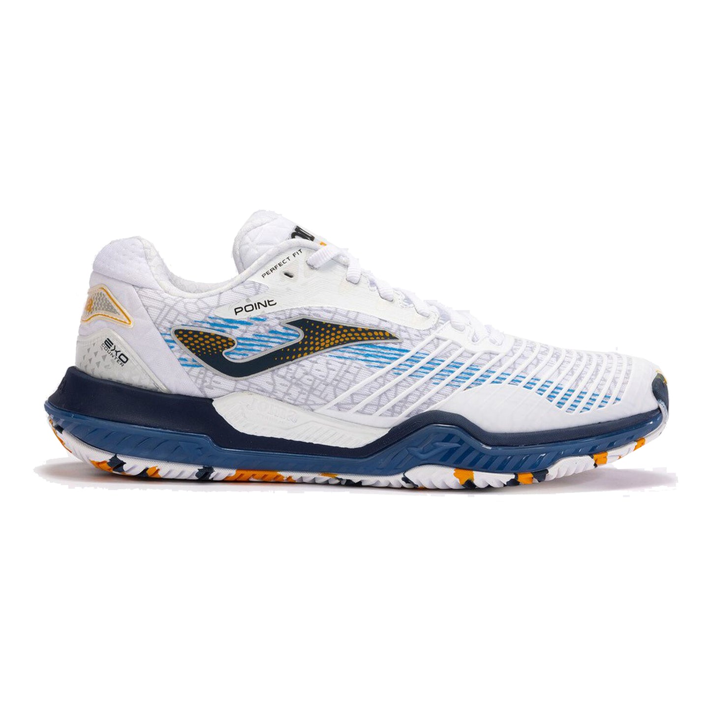 Joma Point Gravelschoen Heren-Wit,Donkerblauw