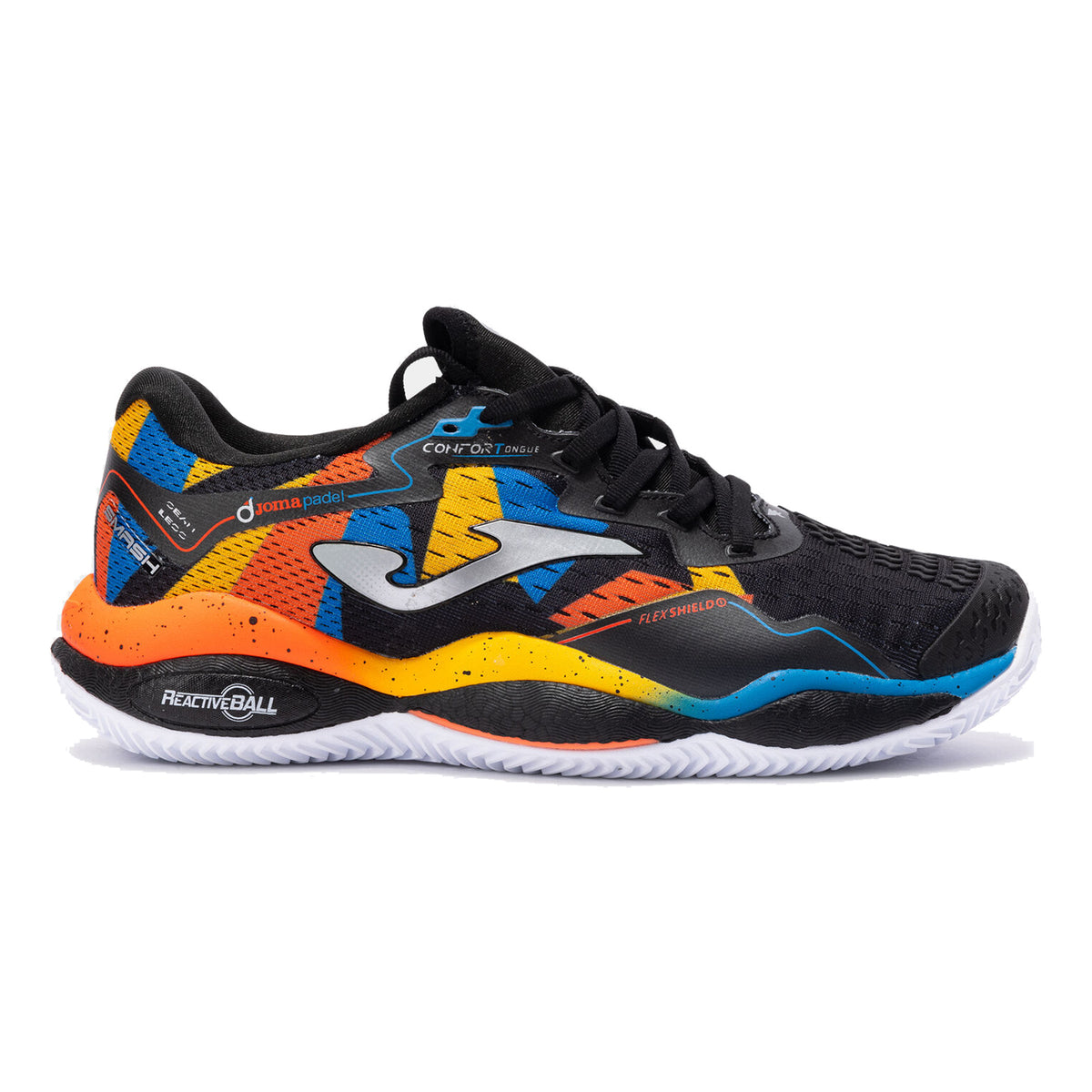 Joma Smash Padel schoen Heren - zwart, veelkleurig