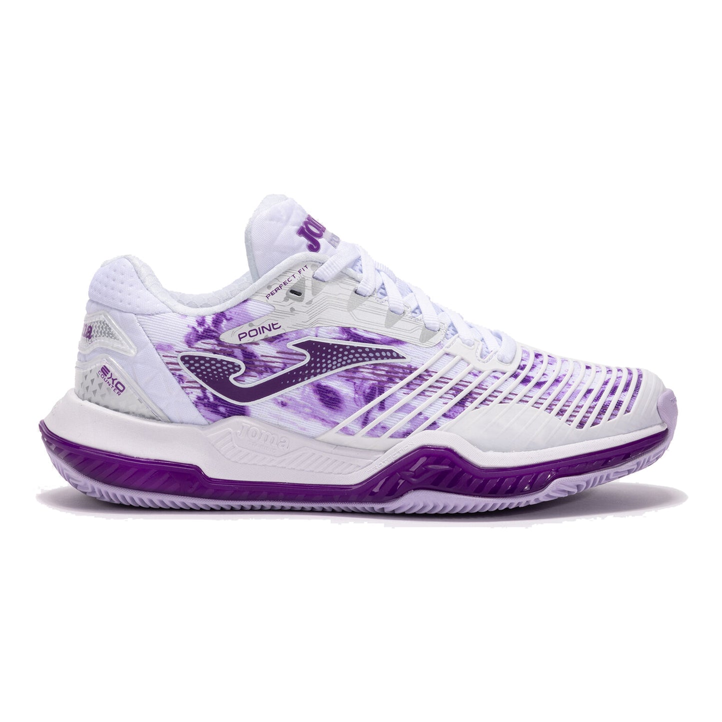 Joma Point Allcourt Schoen Dames-Wit,Paars