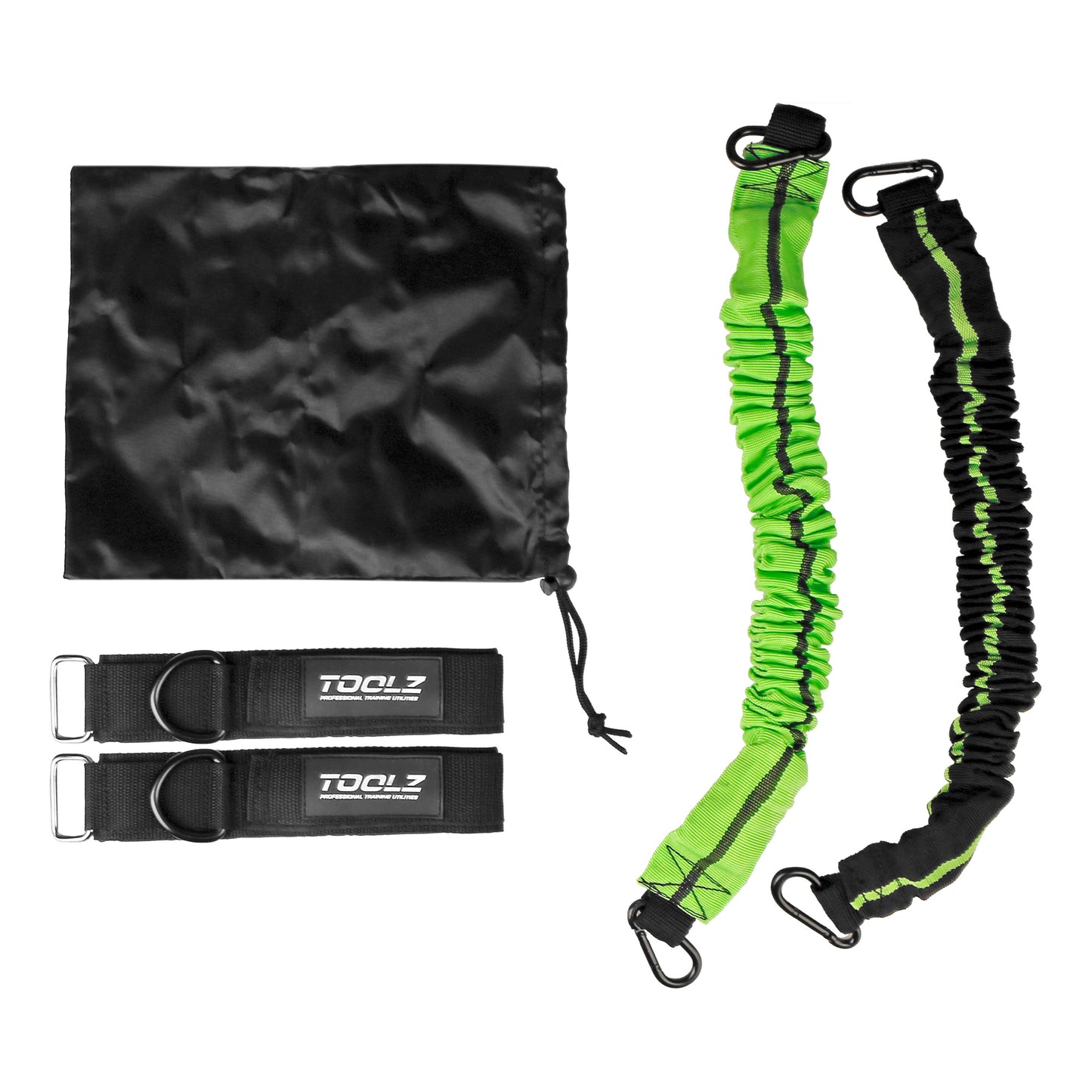 TOOLZ Multi Resistance Trainer Trainingshulp-Zwart,Groen