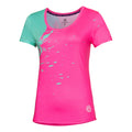 Amari Tech Round-Neck T-shirt Dames - pink, mint