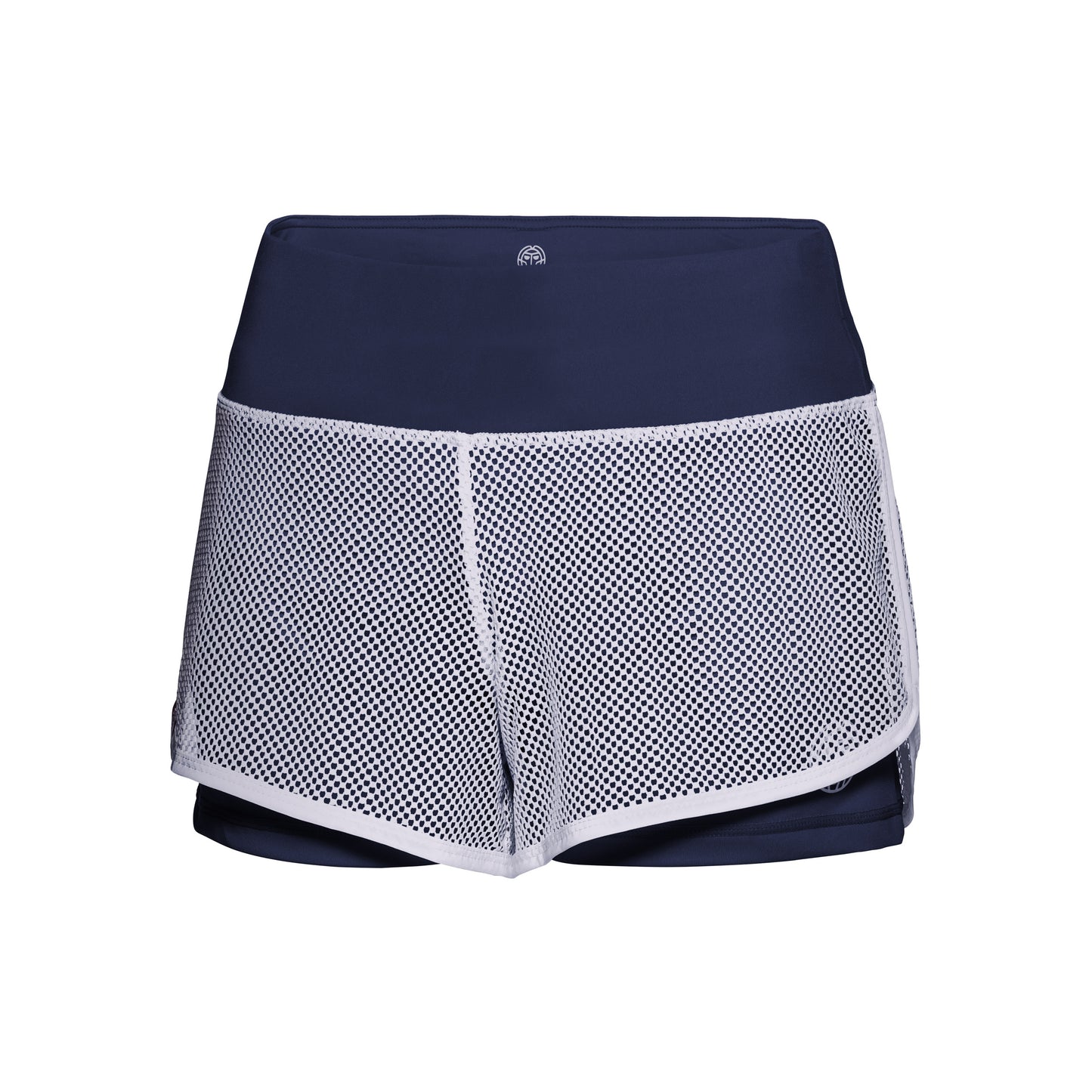 BIDI BADU Efia Tech (2in1) Shorts Dames-Donkerblauw,Wit