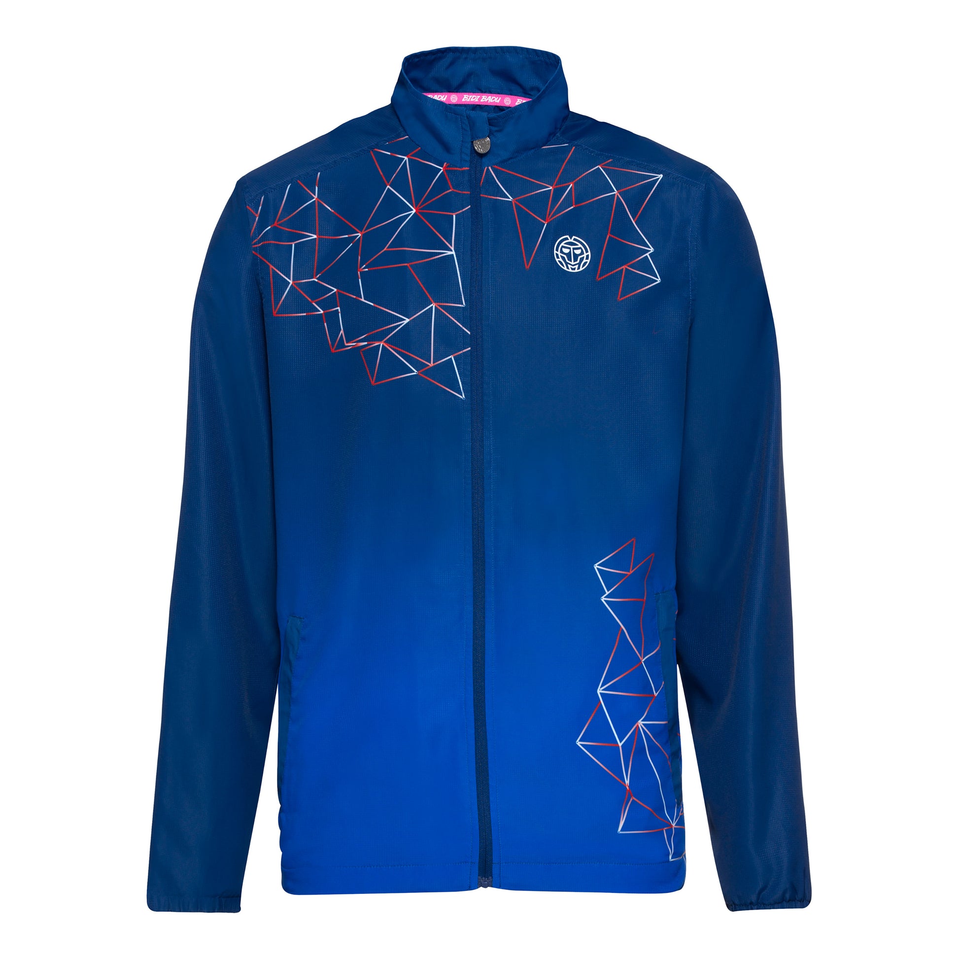 BIDI BADU ÖTV Teku Tech Trainingsjack -donkerblauw,rood