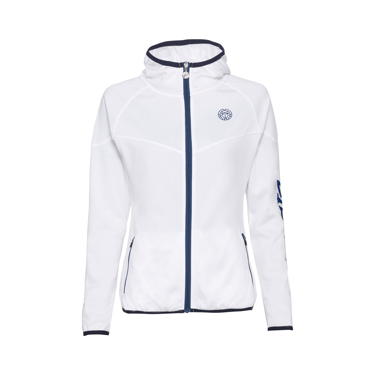 BIDI BADU Grace Tech Trainingsjack Meisjes - wit, donkerblauw