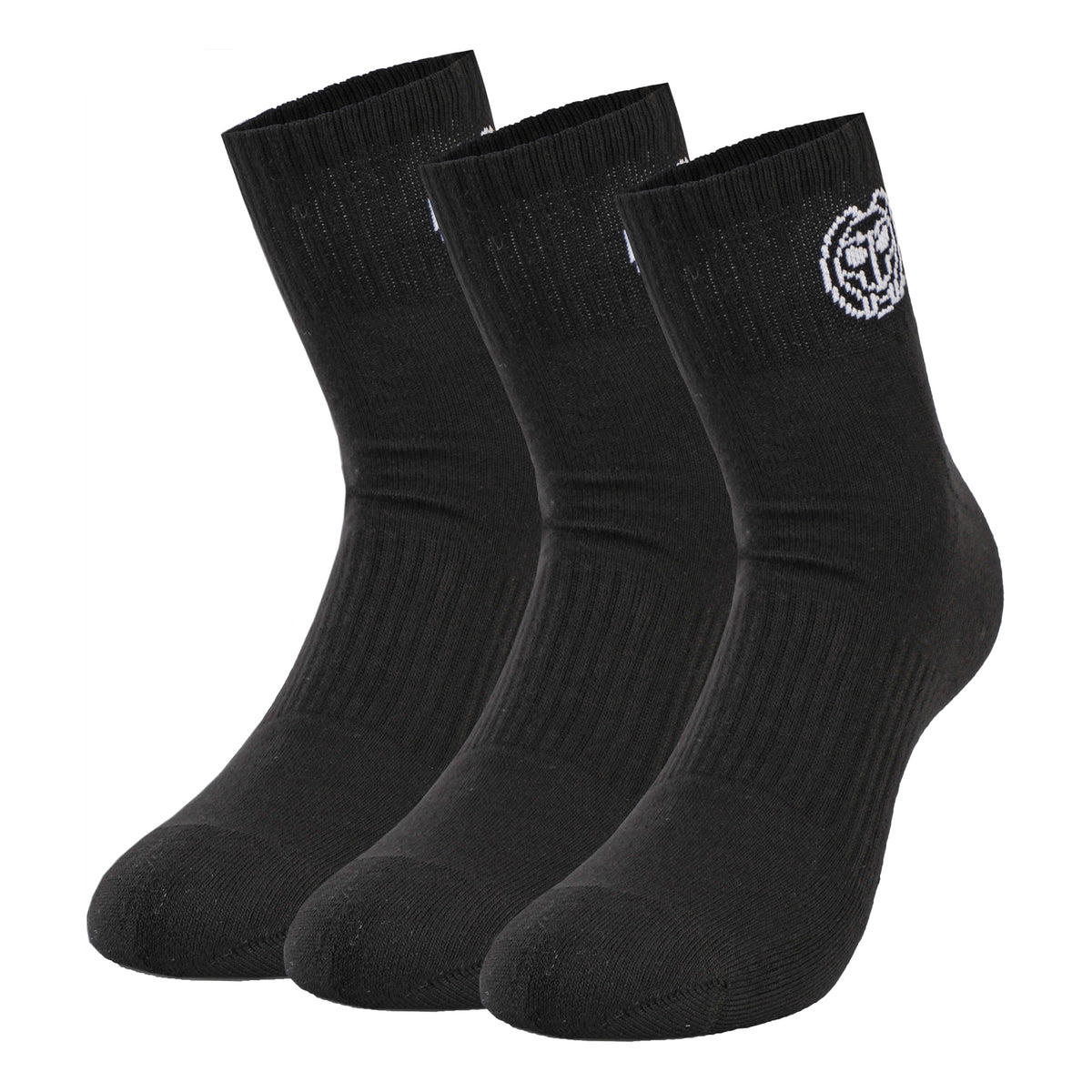 BIDI BADU Gila Ankle Tech Sportsokken Verpakking 3 stuks Unisex - zwart, wit