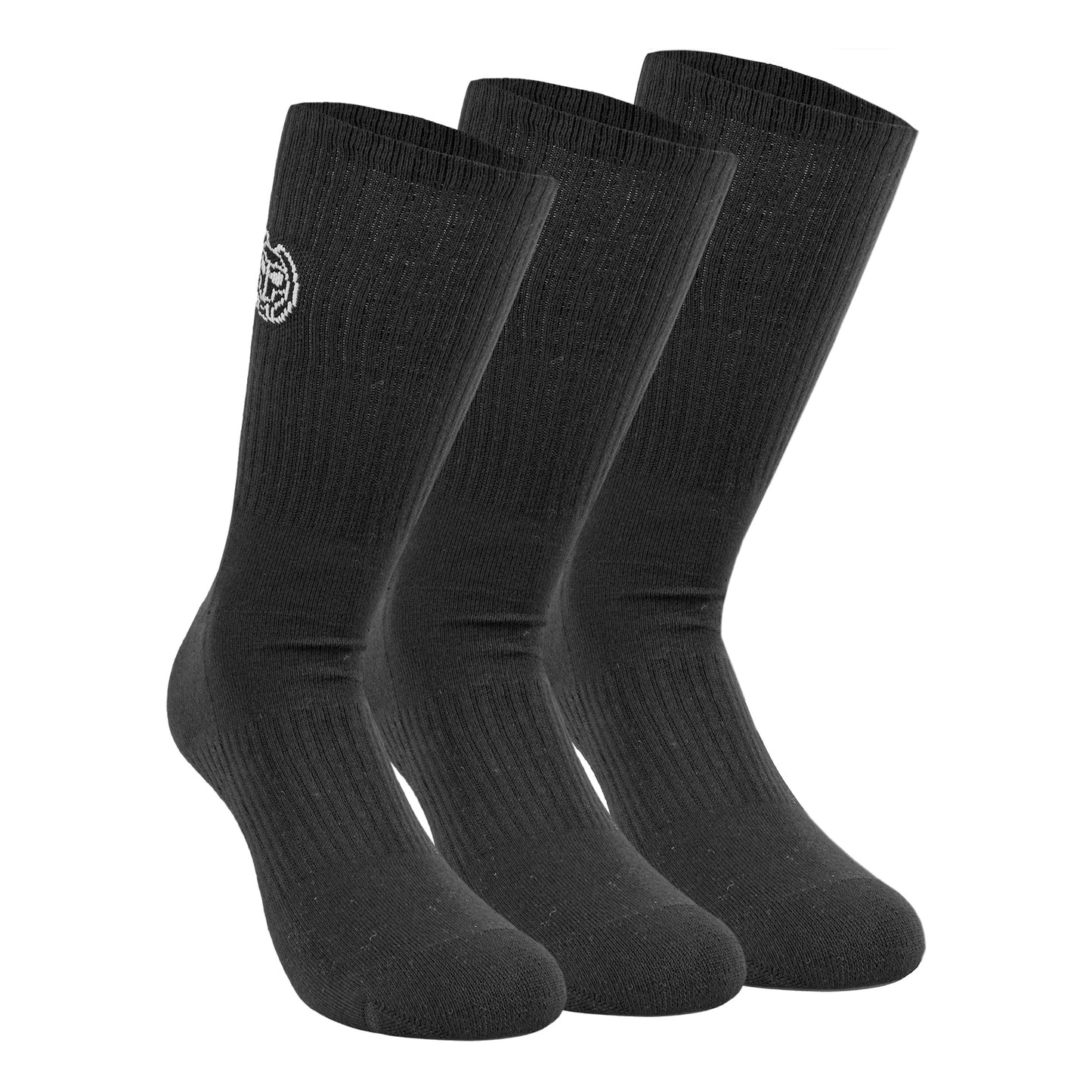 BIDI BADU Matayo Crew Tech Sportsokken Verpakking 3 stuks Heren - zwart, wit